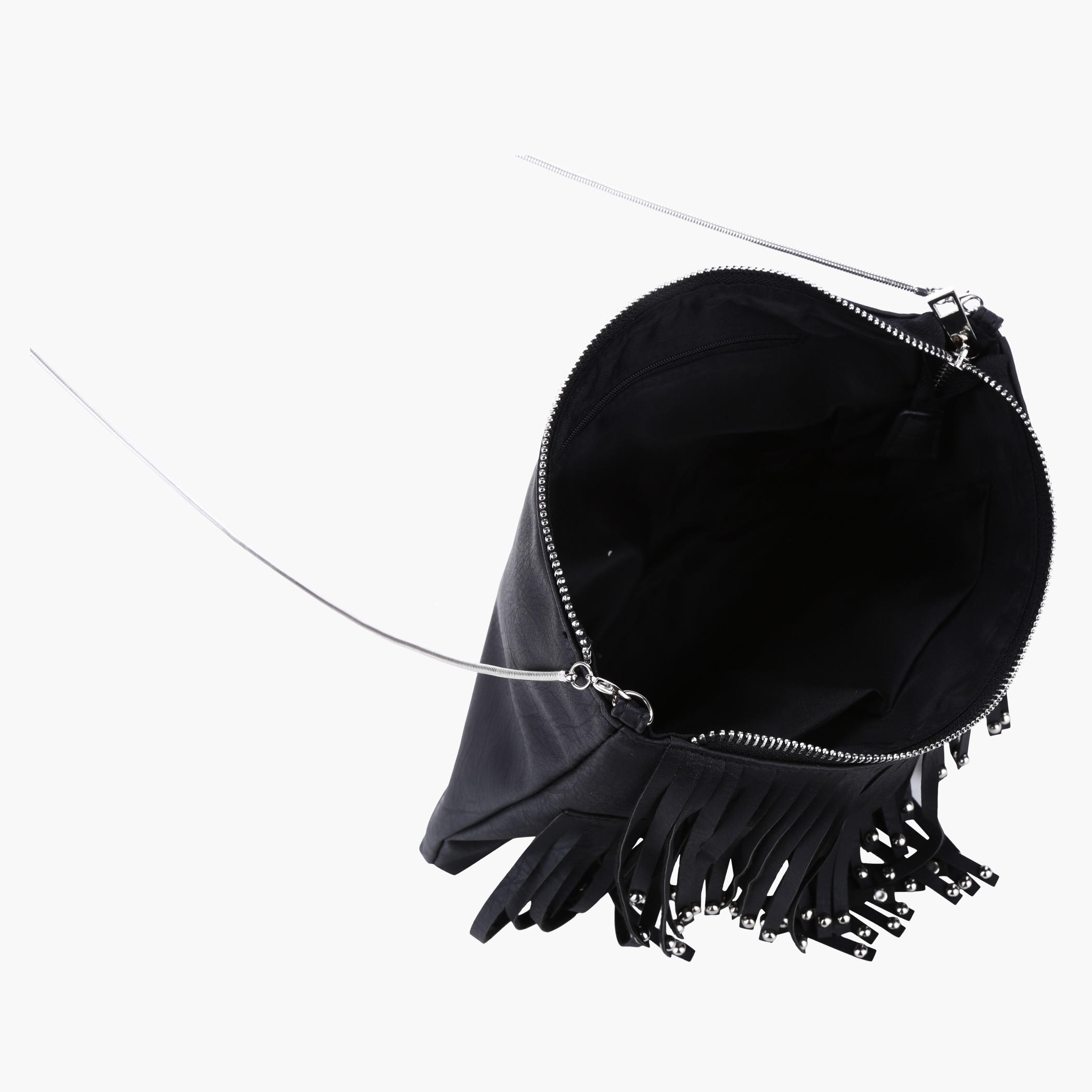Fringed Crossbody bag with Zip Detail-women-bagsandwallets-handbags-image-4