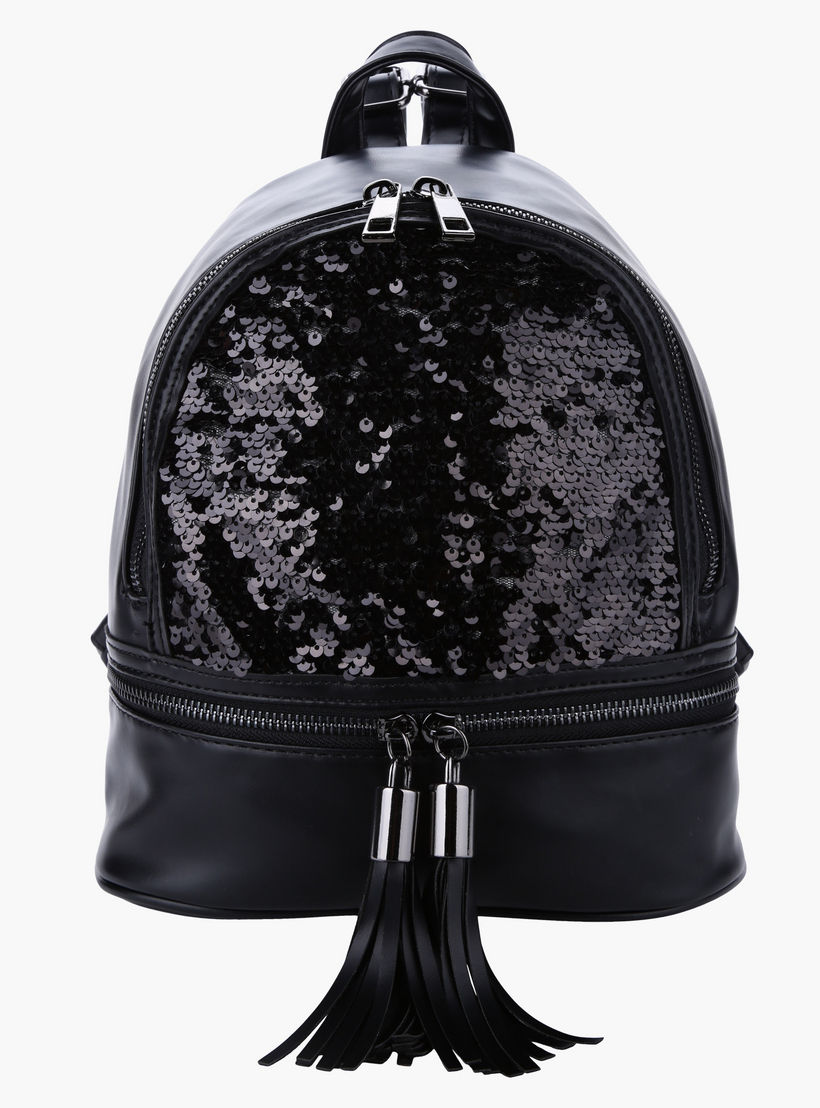 Backpack with Sequin Detail-women-bagsandwallets-handbags-image-3
