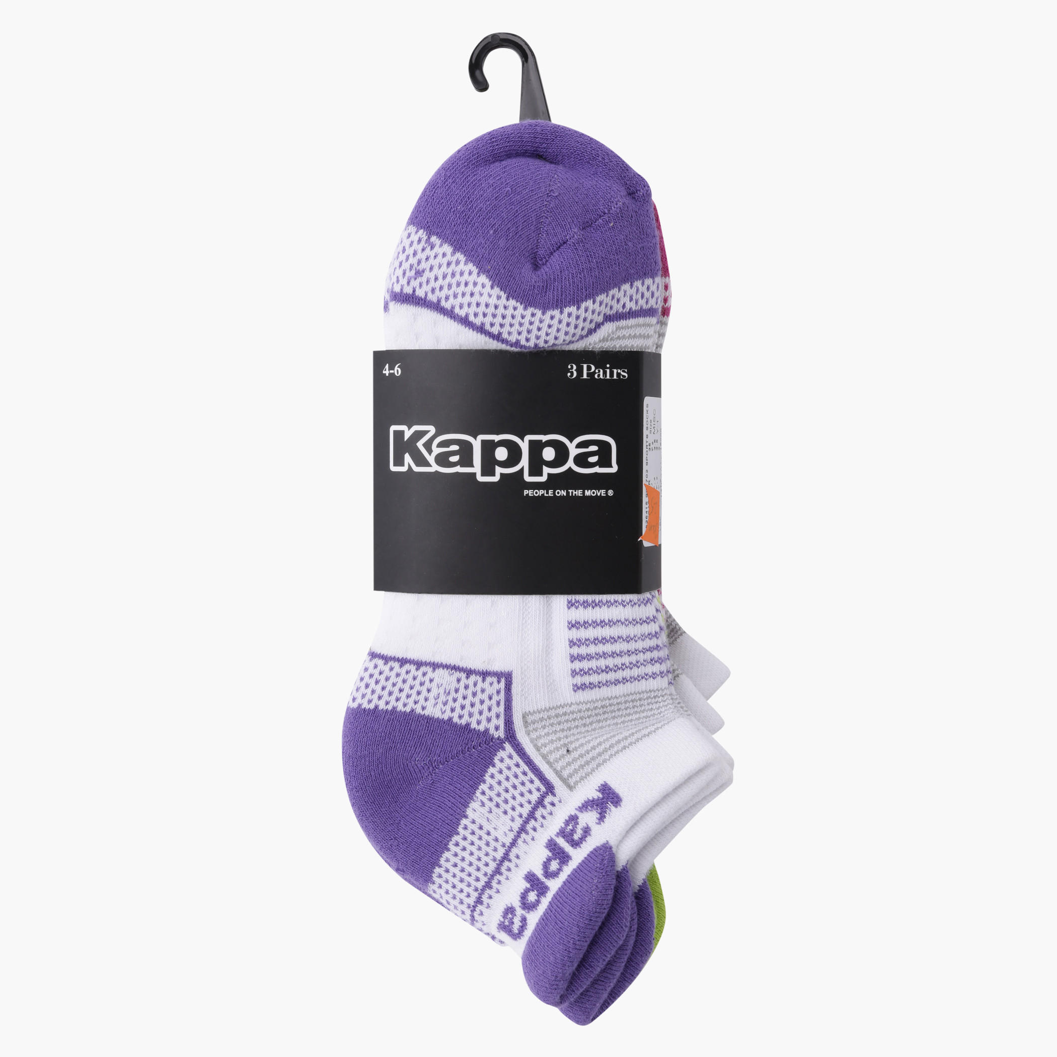 Kappa Printed Ankle Length Socks - Set of 3-women-socksandstockings-image-2