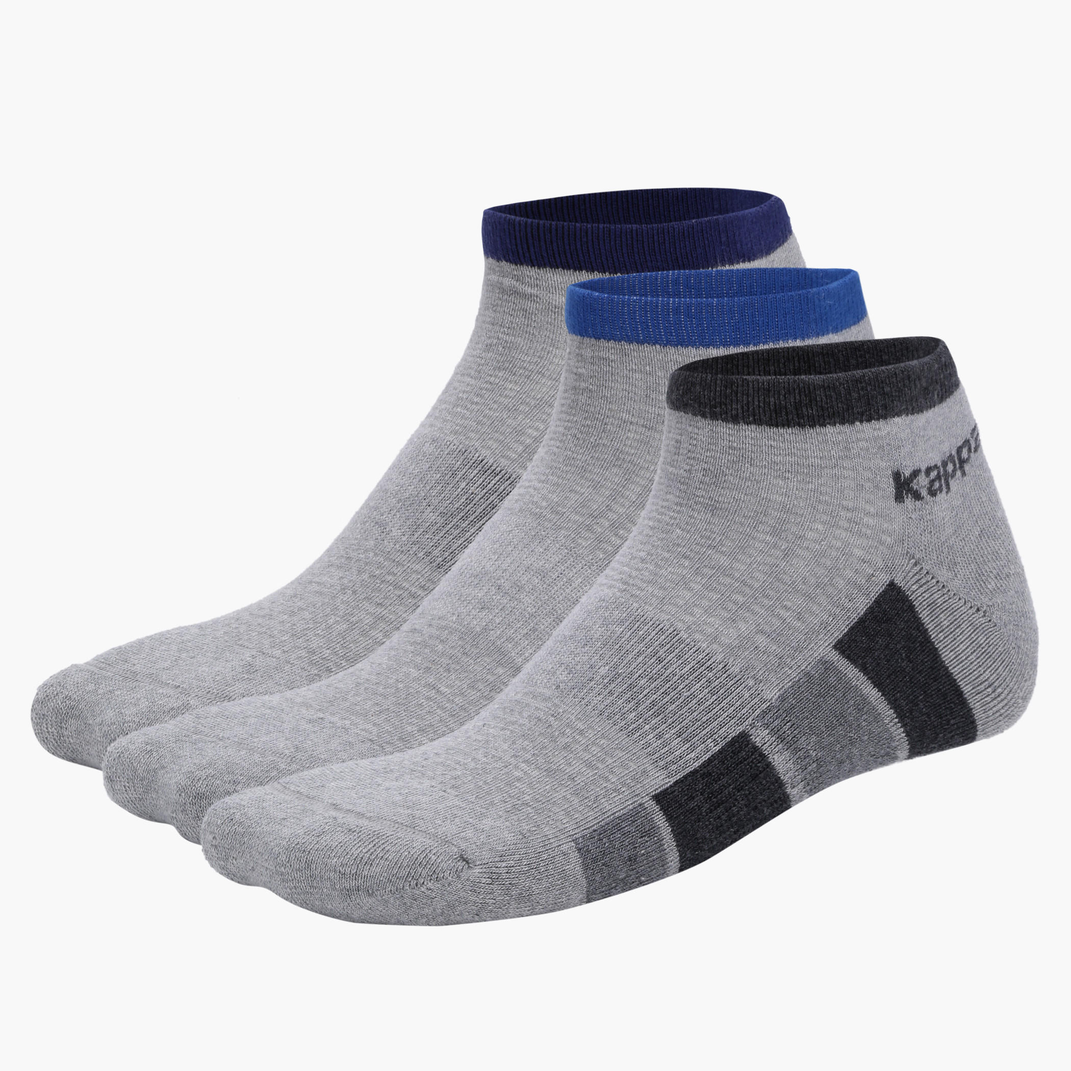 Kappa Printed Ankle Length Socks - Set of 3-women-socksandstockings-image-1