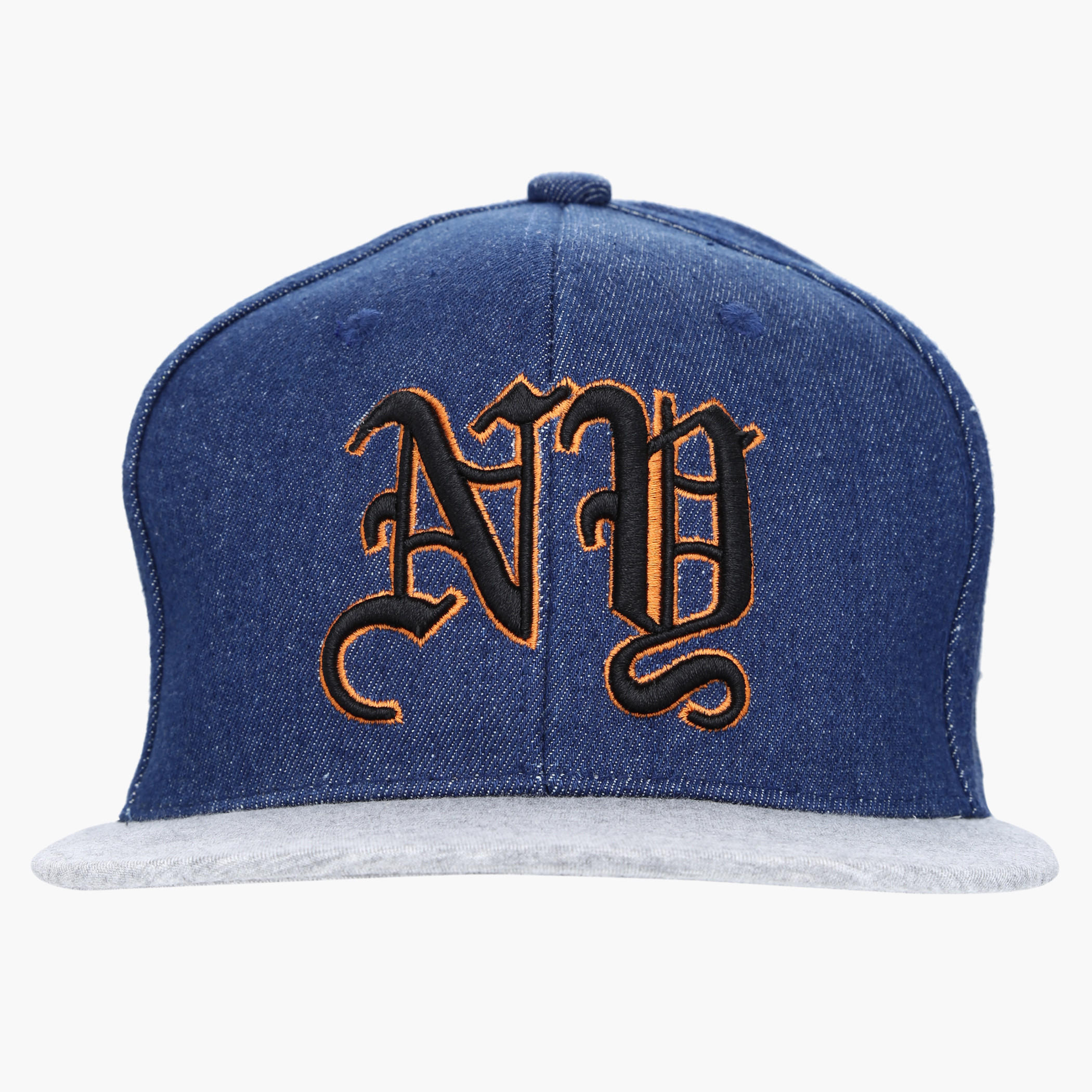 Embroidered Cap with Snap Closure-men-caps-image-1