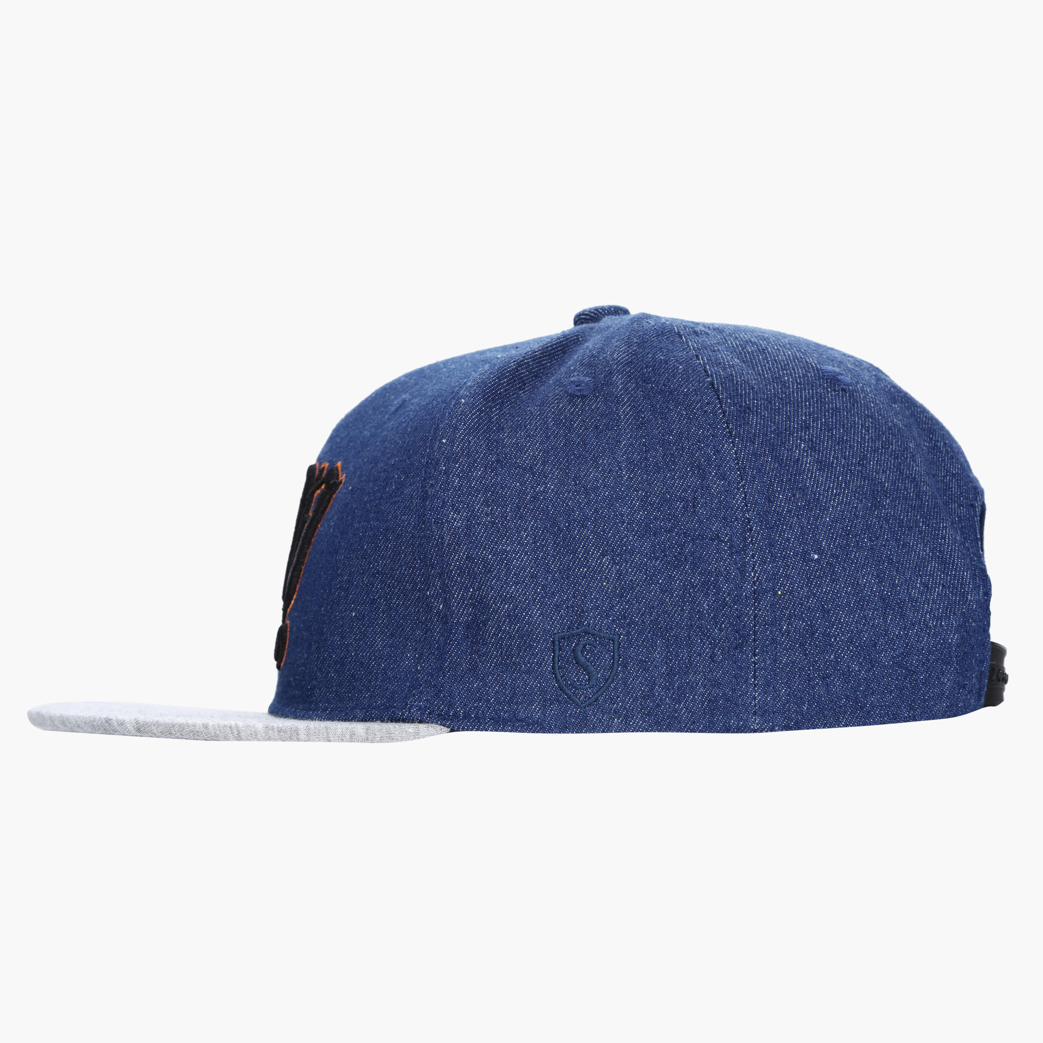 Embroidered Cap with Snap Closure-men-caps-image-3