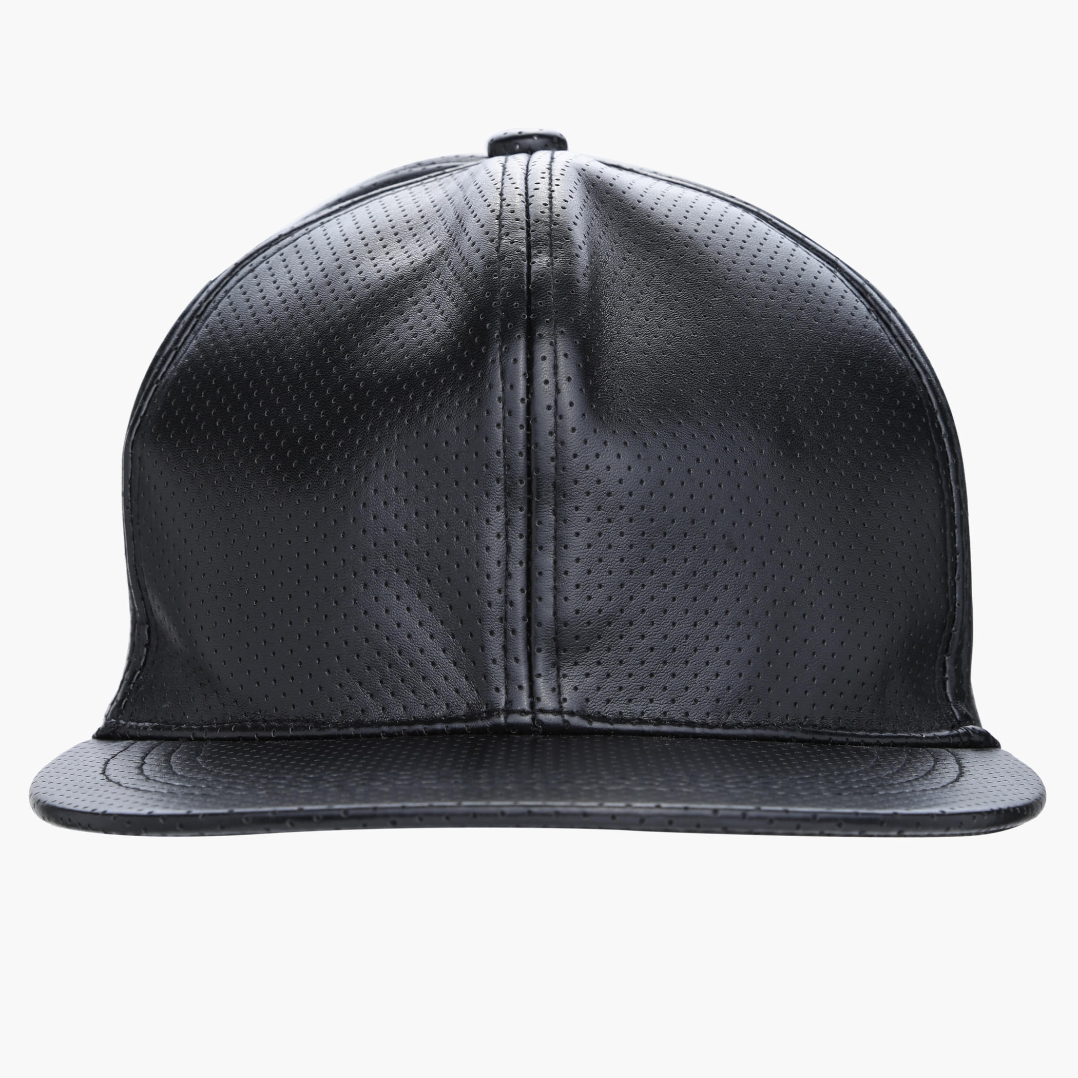 Textured Cap with Snap Closure-men-caps-image-3