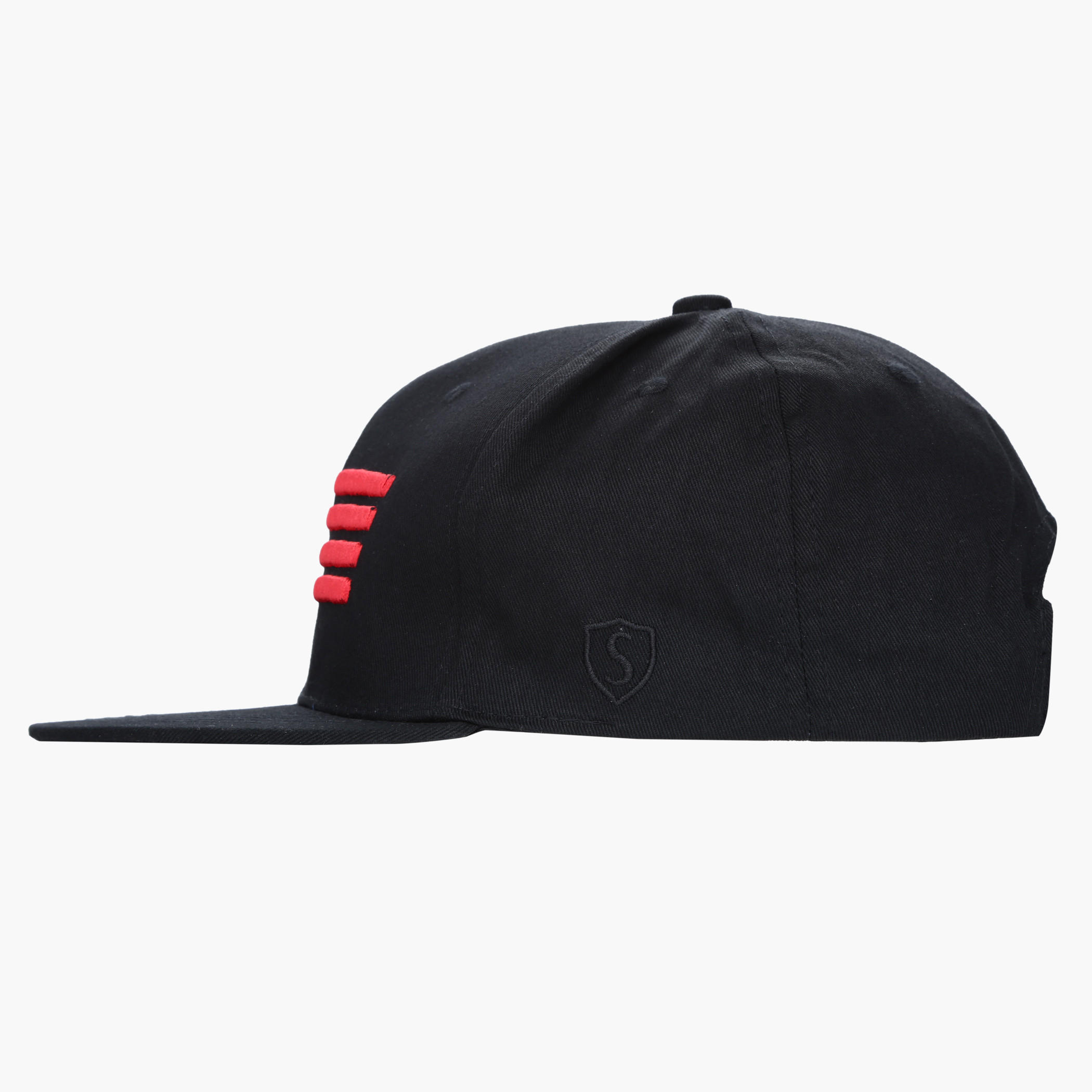 Embroidered Cap with Snap Closure-men-caps-image-1