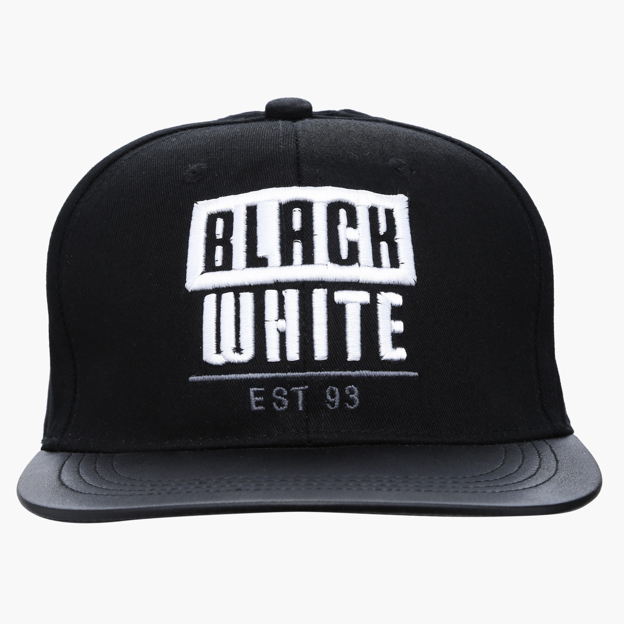 Embroidered Cap with Snap Closure-men-caps-image-1