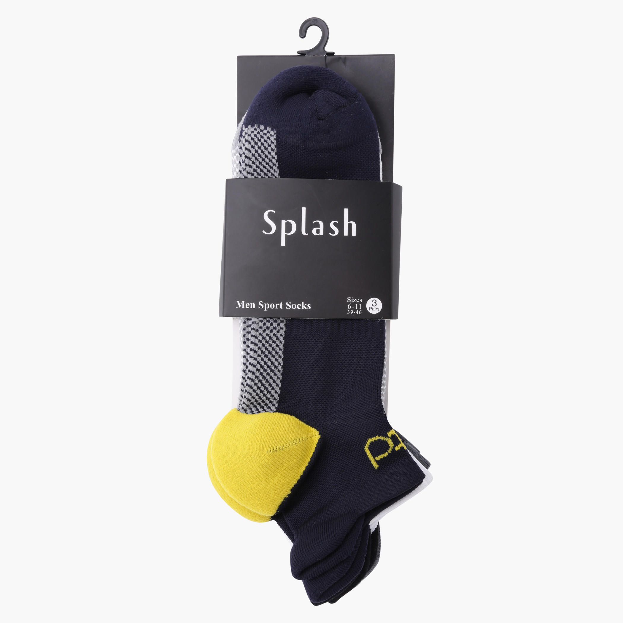 Printed Ankle Length Socks - Set of 3-men-socks-image-2