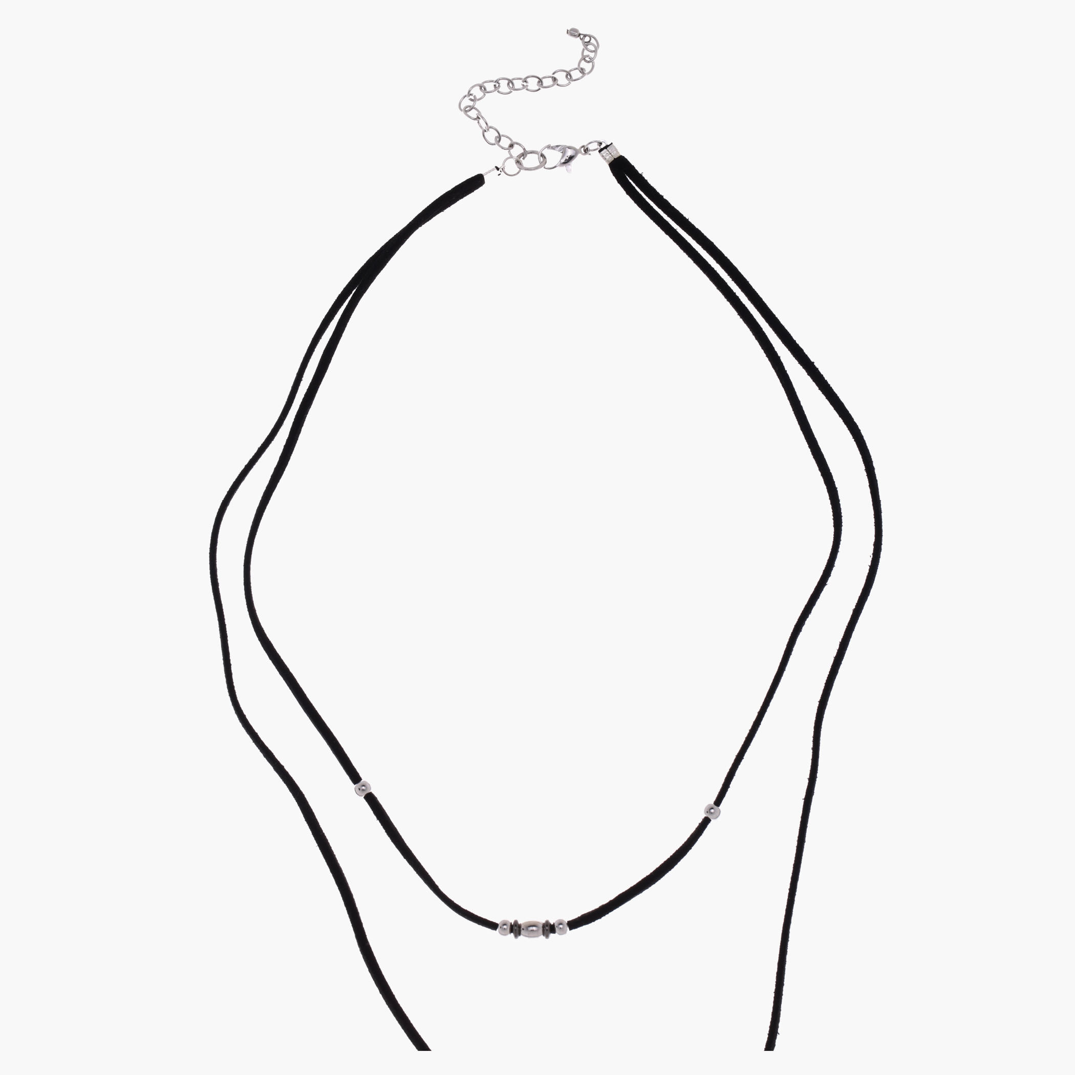 Studded Bolo Tie with Lobster Clap Fastening-women-watchesandjewellery-jewellery-necklacesandpendants-image-2