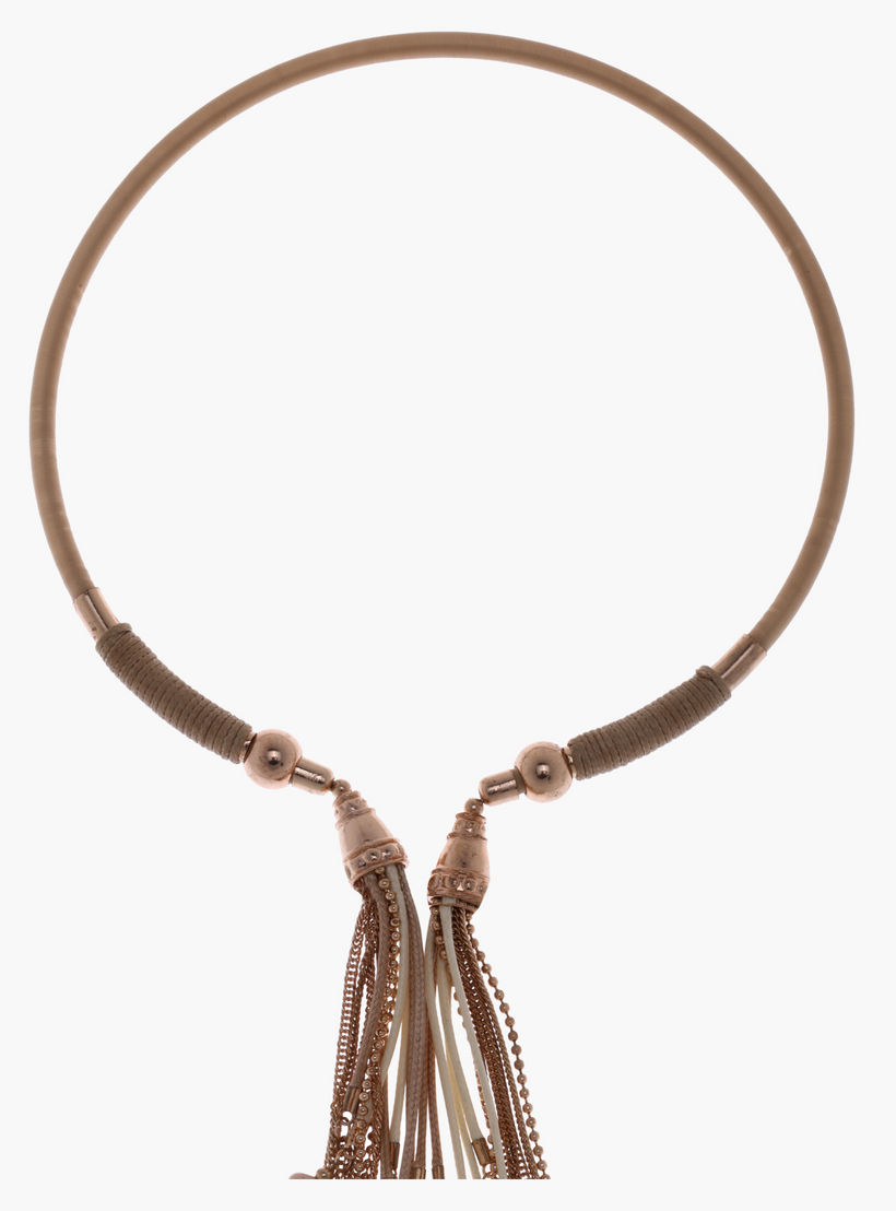 Choker with Tassels-women-watchesandjewellery-jewellery-necklacesandpendants-image-1