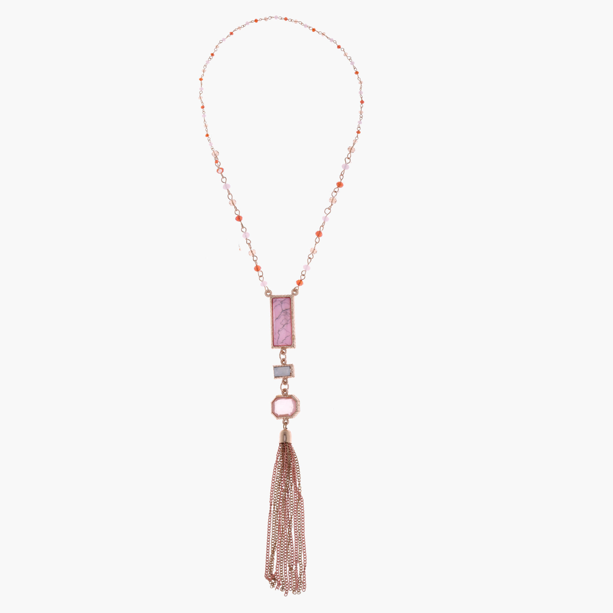 Beaded Pendant Necklace with Lobster Clap Fastening-women-watchesandjewellery-jewellery-necklacesandpendants-image-1