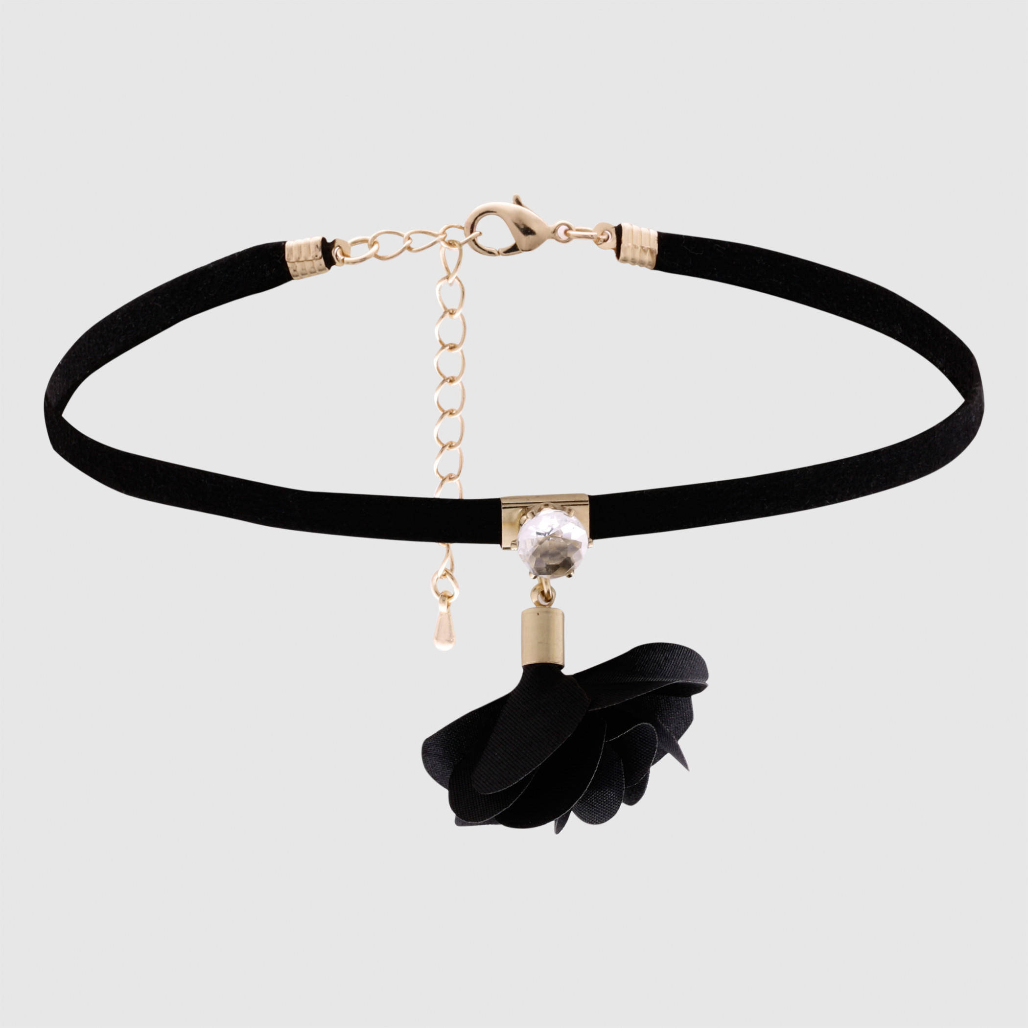 Studded Choker Necklace with Lobster Clasp Closure-women-watchesandjewellery-jewellery-necklacesandpendants-image-1