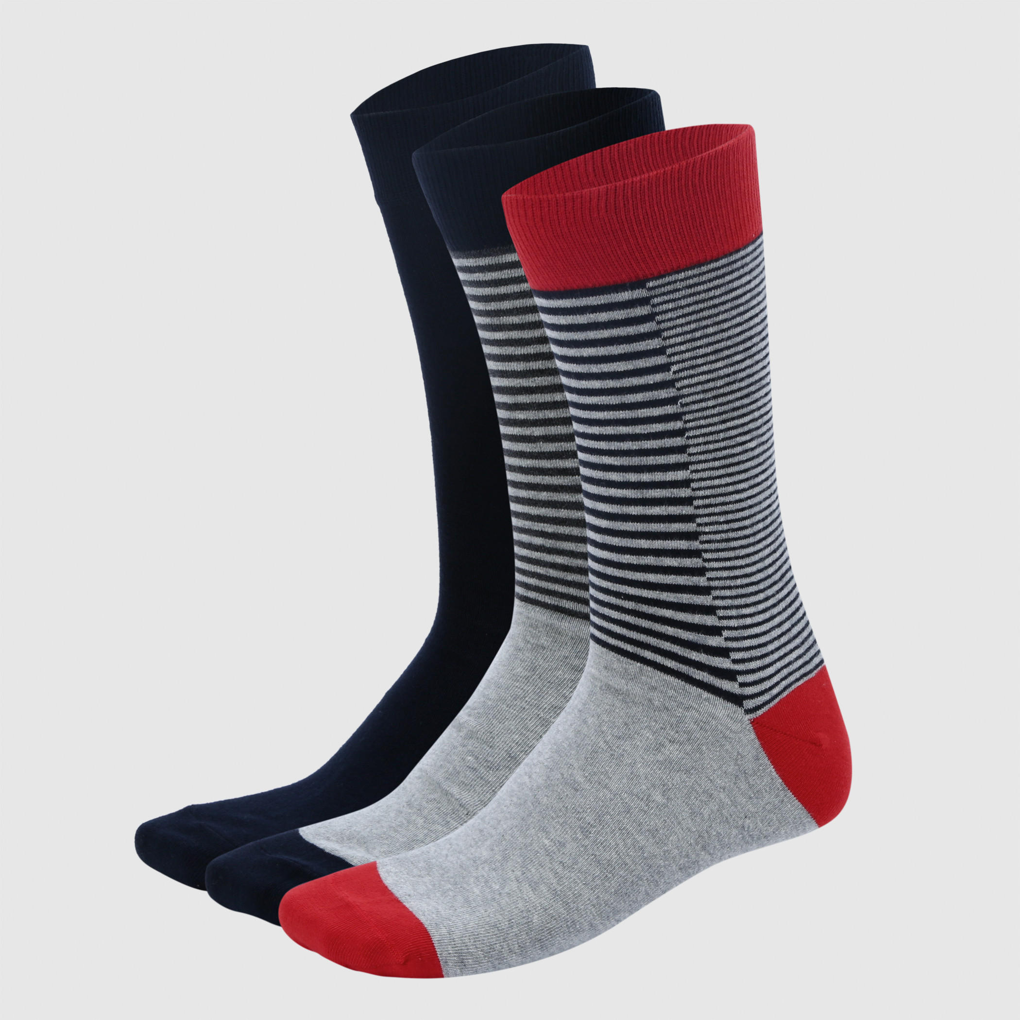 Crew Length Socks - Set of 3-men-socks-image-2