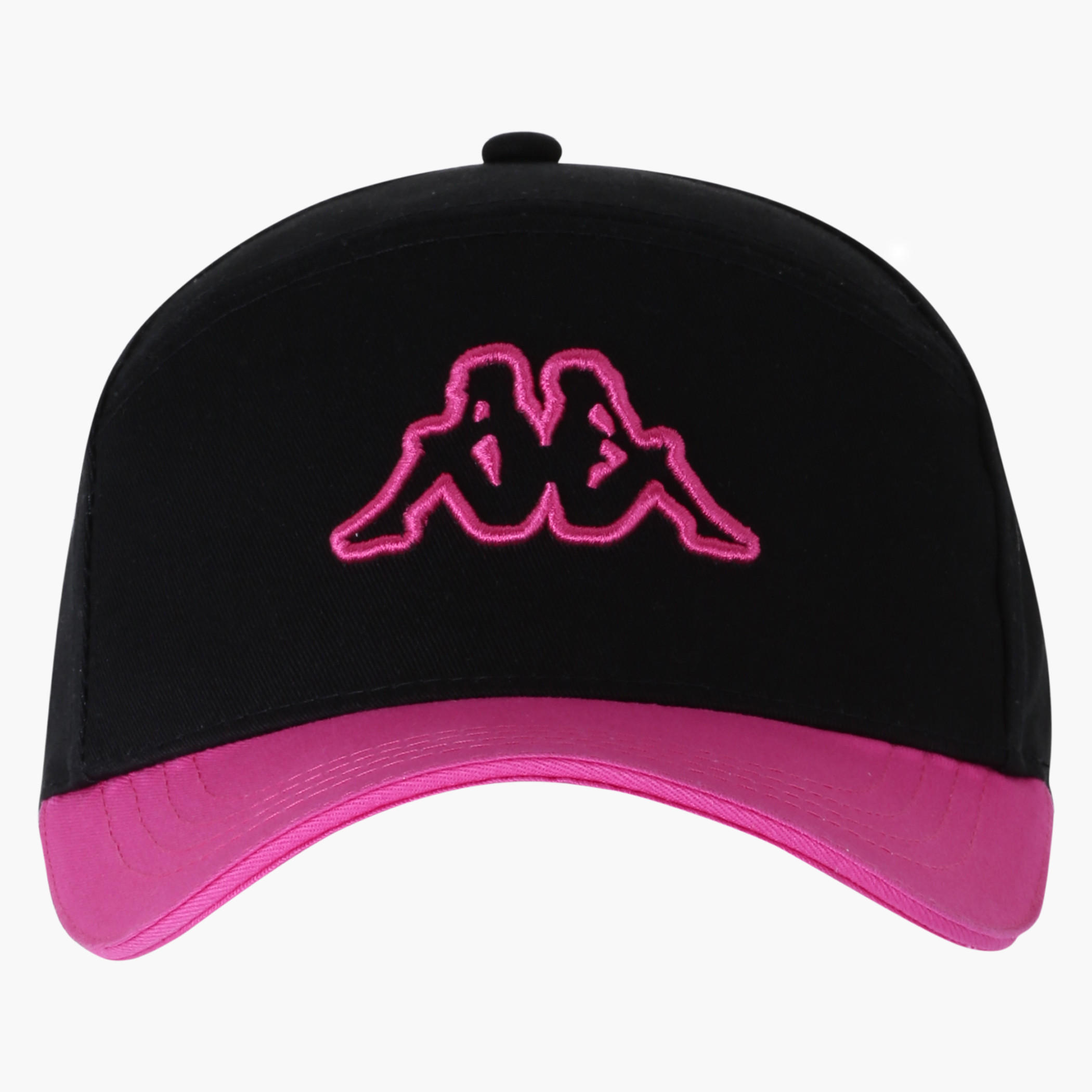 Kappa Embroidered Cap with Buckle Closure-women-clothingaccessories-capsandhats-image-1