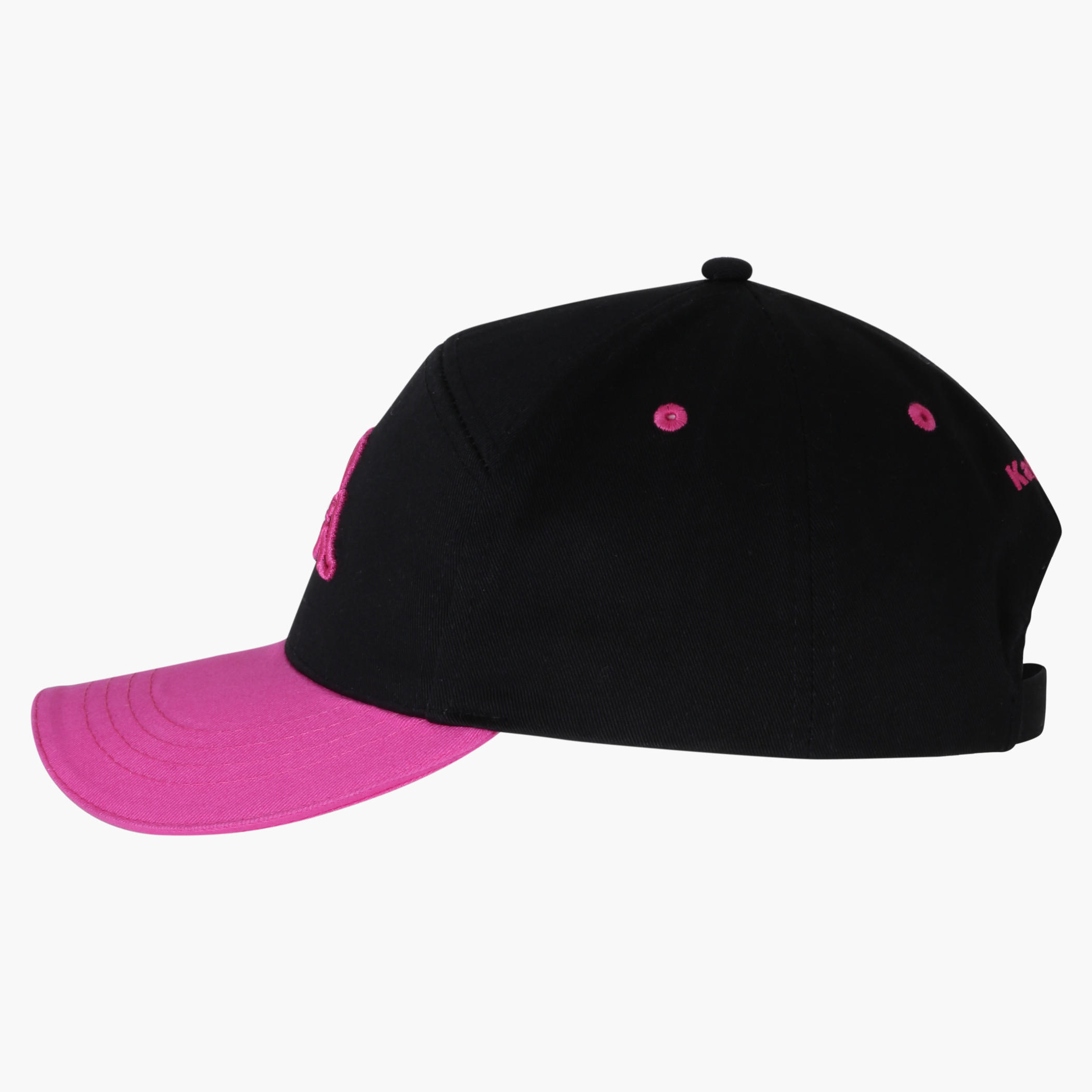 Kappa Embroidered Cap with Buckle Closure-women-clothingaccessories-capsandhats-image-2