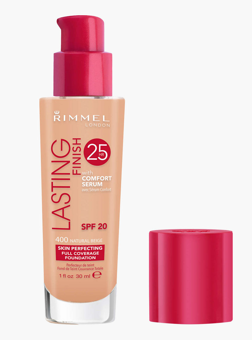 كريم أساس لاستينج فينيش مع كومفورت سيروم من ريميل لندن-beautyandpersonalcare-makeup-face-foundations-image-1