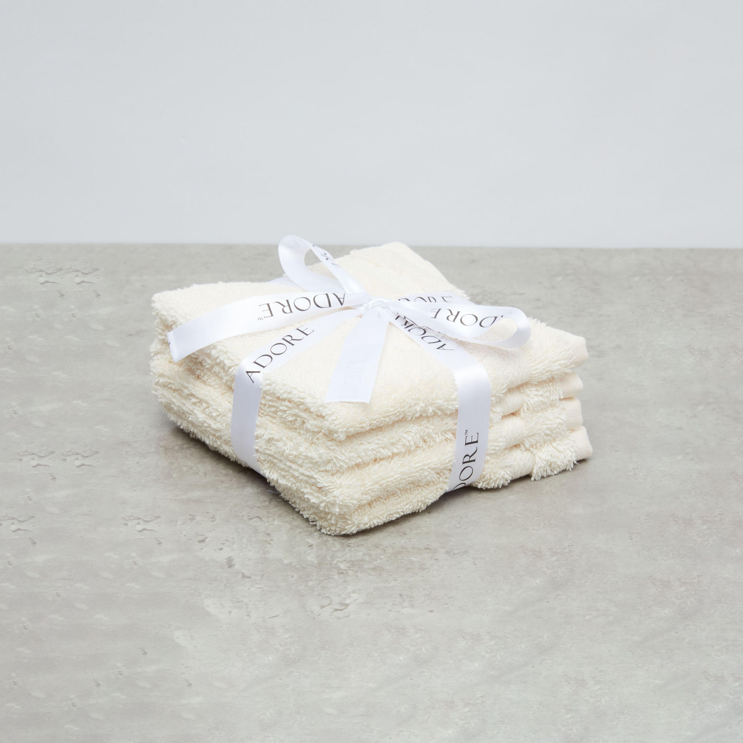 طقم مناشف وجه بارزة الملمس 4 قطع - 30x30 سم-household-bathandlaundry-bathlinen-towels-image-3