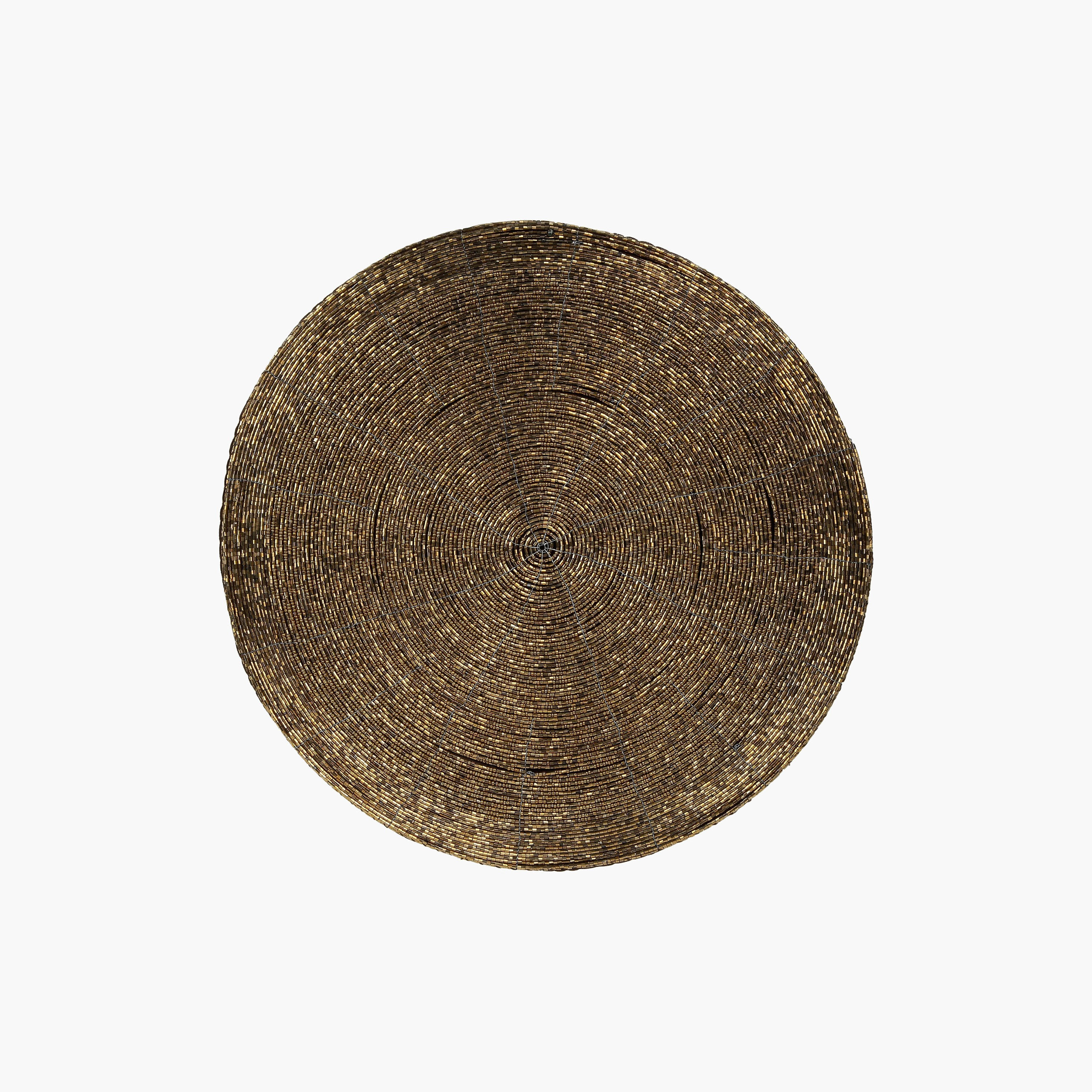 Elite d'Art Beaded Round Placemat-household-dining-tablelinen-placemats-image-1