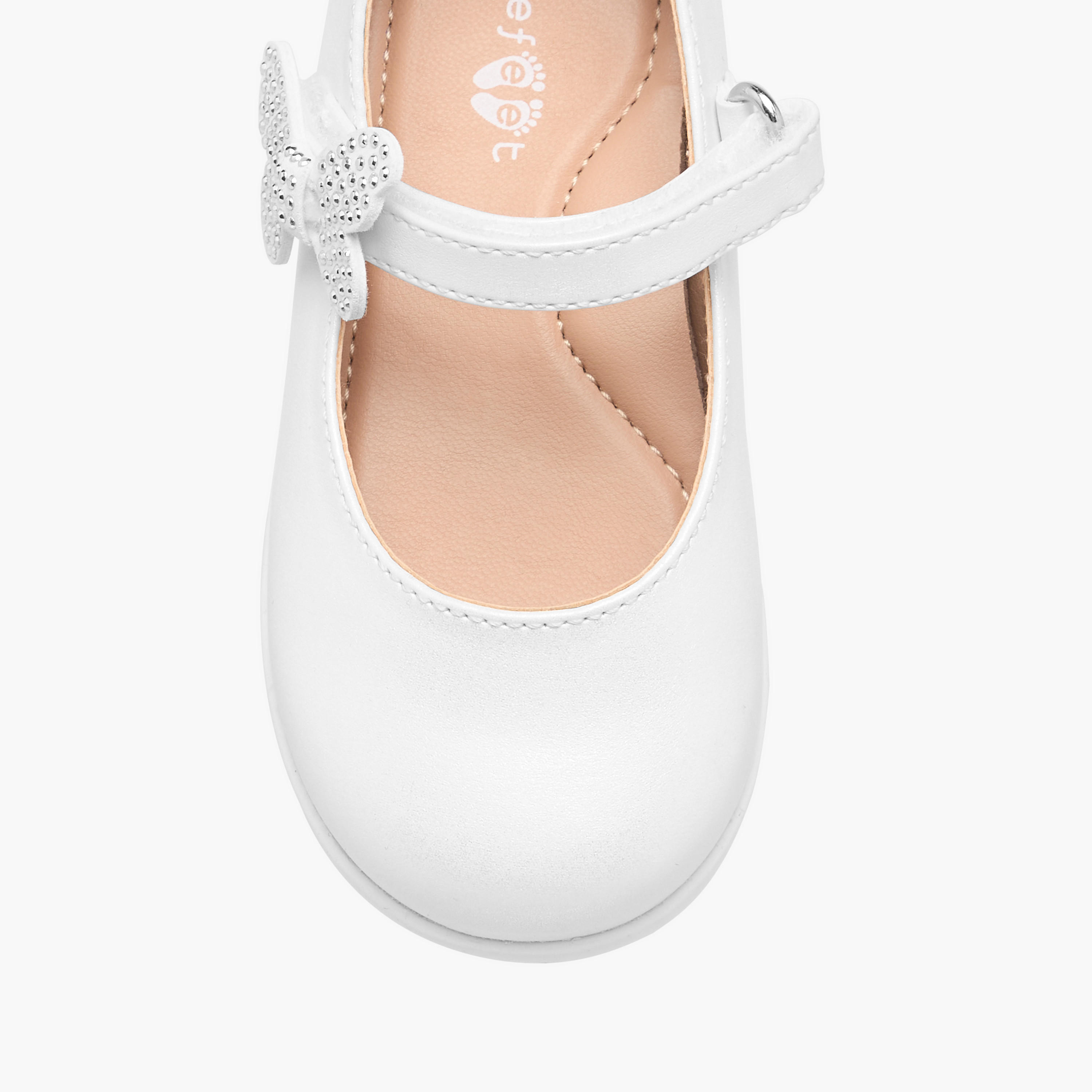 Barefeet Butterfly Accent Mary Jane Shoes with Hook and Loop Closure-girls-shoes-maryjanes-image-4