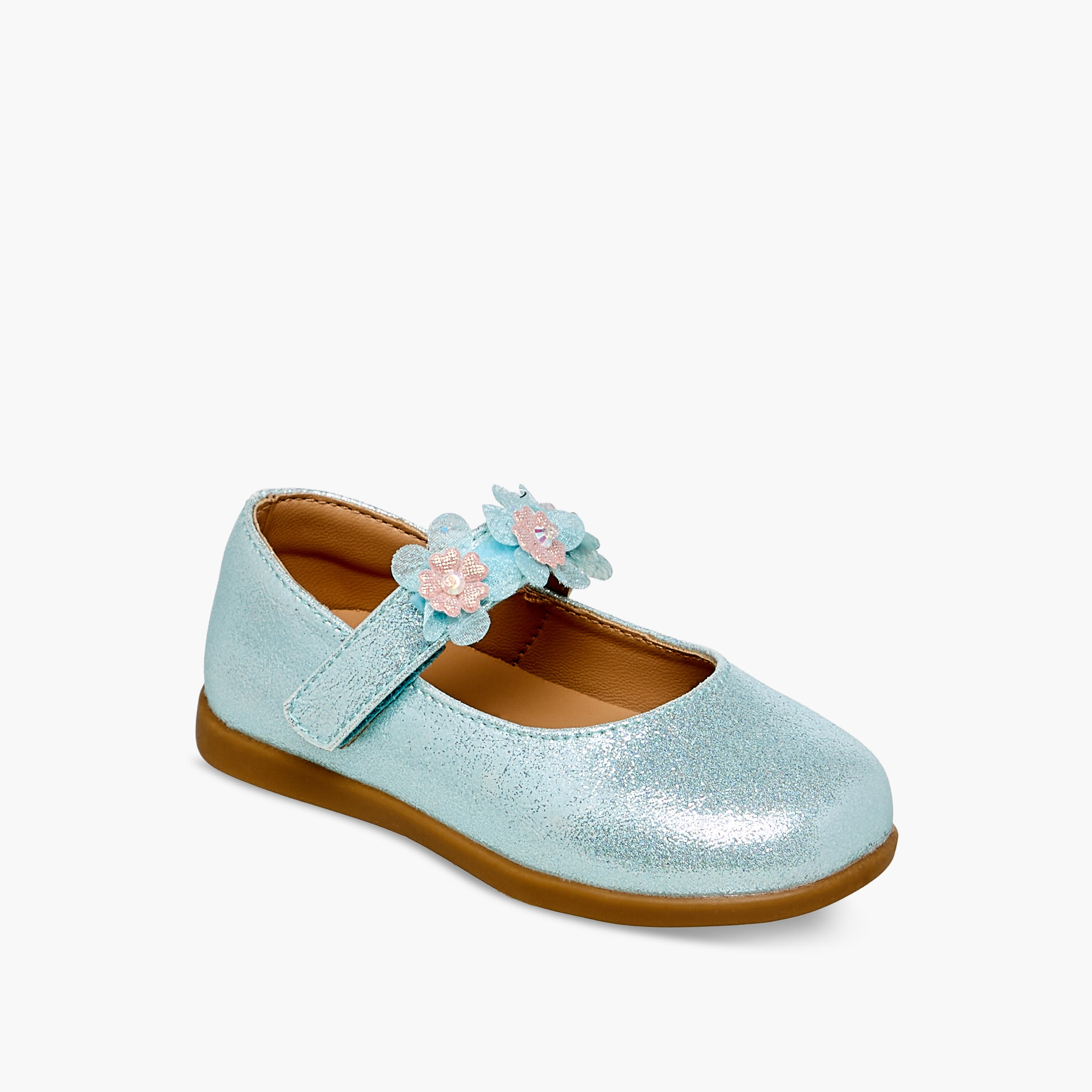 Barefeet Girls Hook and Loop Mary Jane Shoes-girls-shoes-maryjanes-image-2