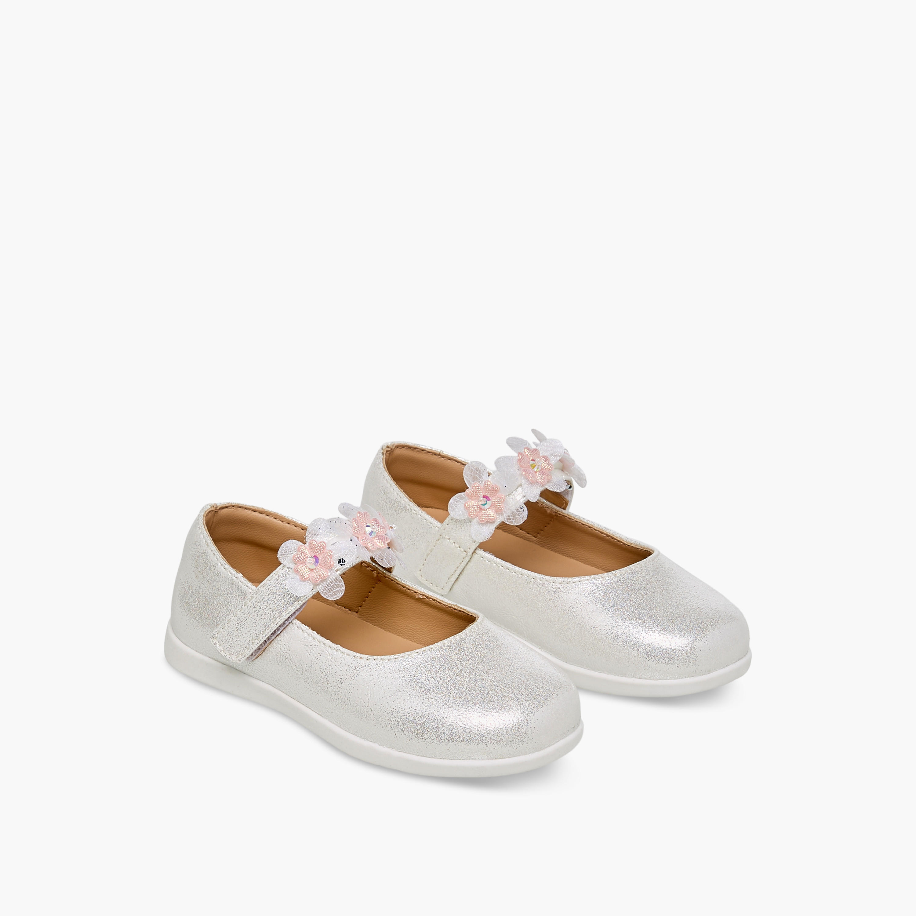 Barefeet Girls Hook and Loop Mary Jane Shoes-girls-shoes-maryjanes-image-1