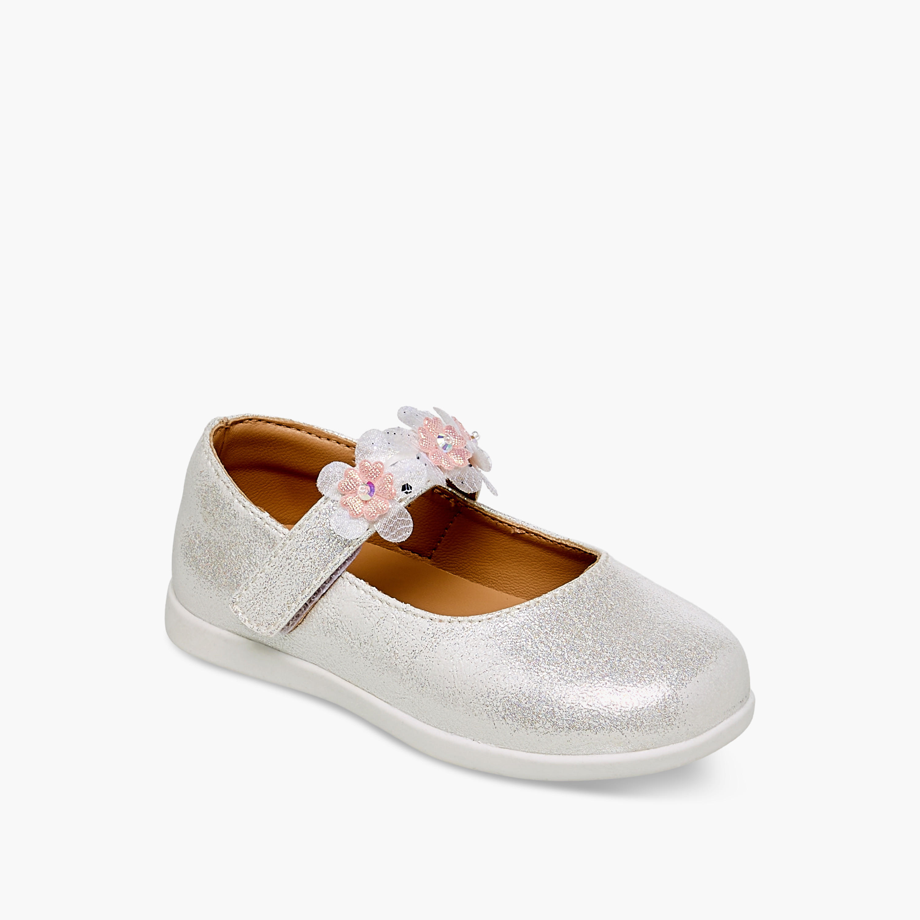 Barefeet Girls Hook and Loop Mary Jane Shoes-girls-shoes-maryjanes-image-2