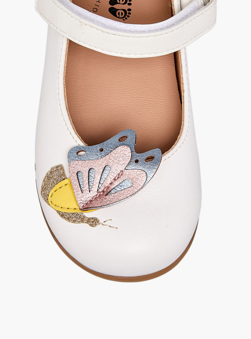 حذاء ماري جين مزين بفراشة للبنات من بيرفيت-girls-shoes-maryjanes-image-7