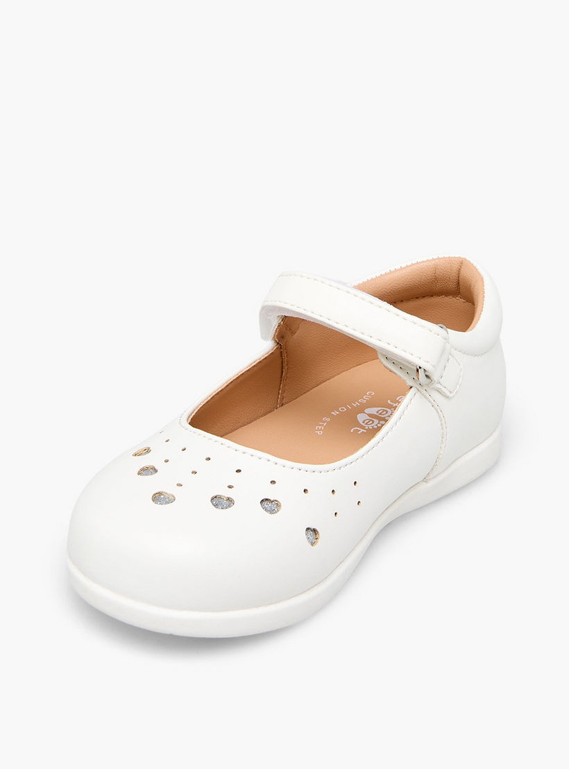 حذاء ماري جين بشريط لاصق للبنات من بيرفيت-girls-shoes-maryjanes-image-4