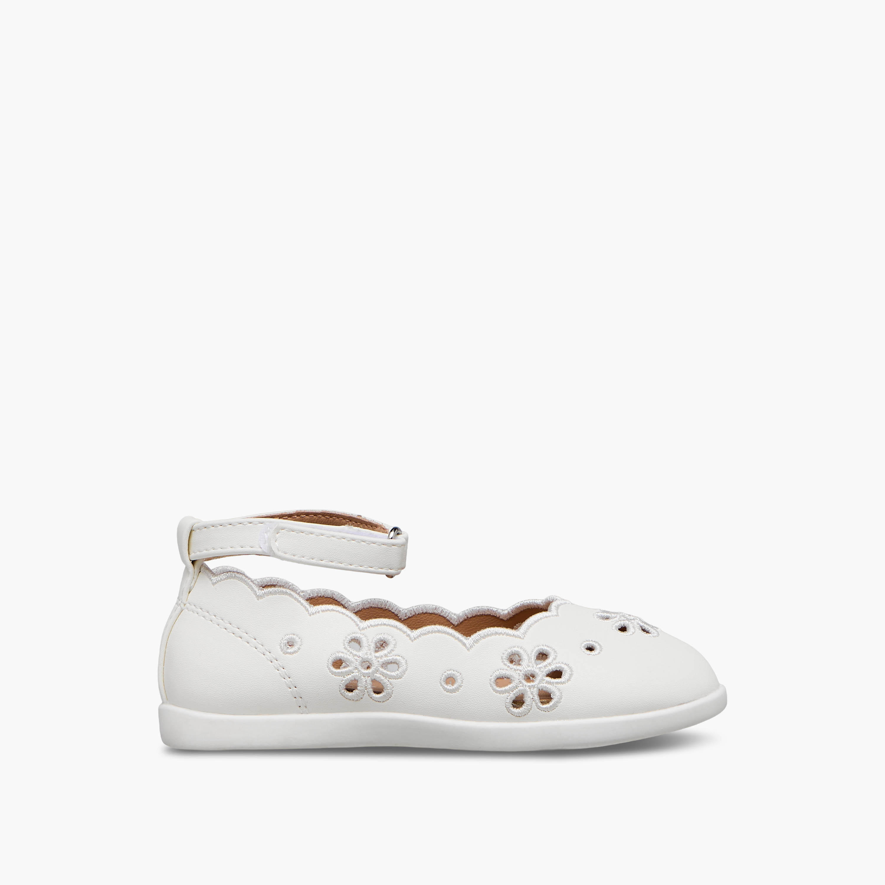 Barefeet Girls Floral Cutout Mary Jane Shoes-girls-shoes-maryjanes-image-3