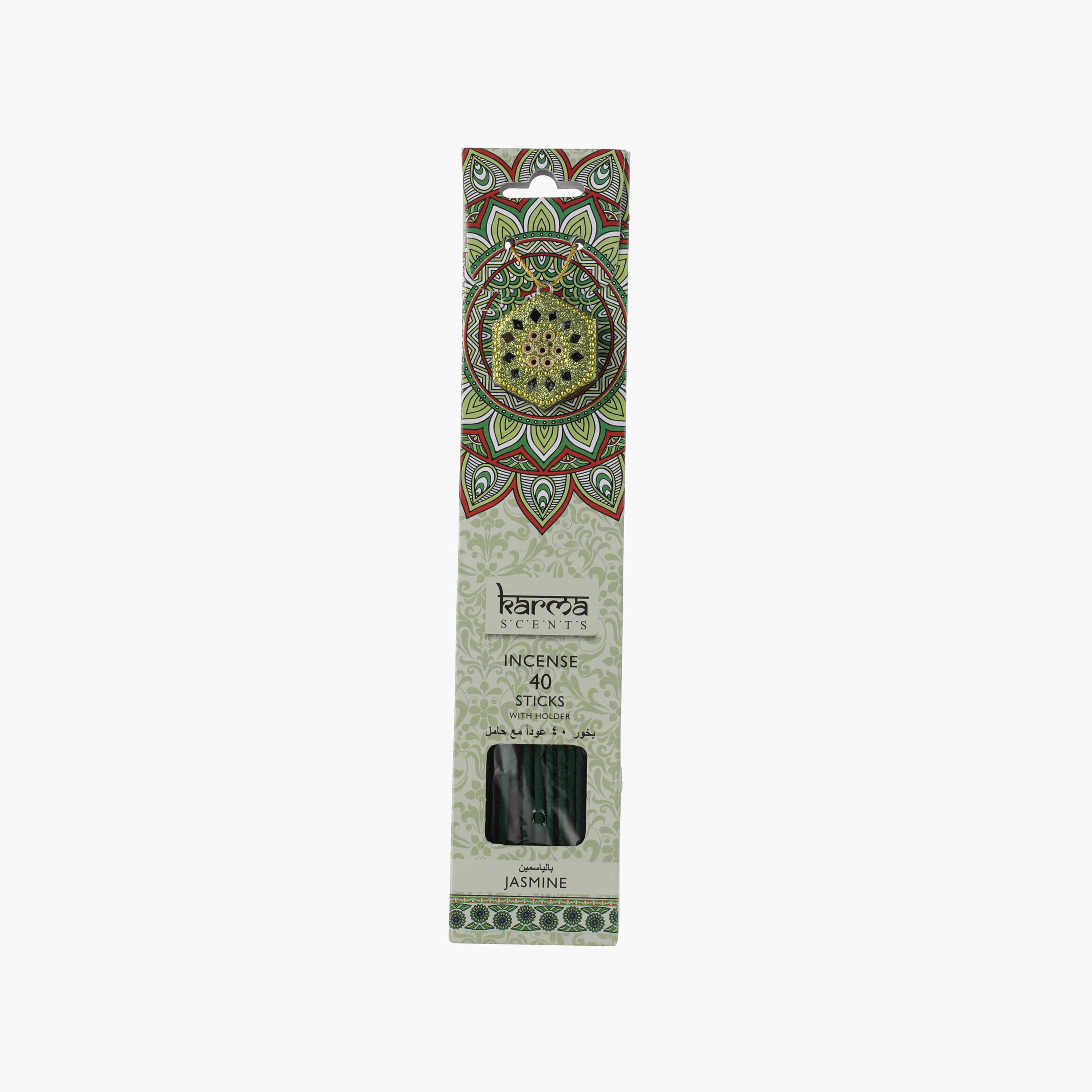 Karma Scents Jasmin Incense Sticks - Set of 40-household-homefragrance-potpourri-image-1