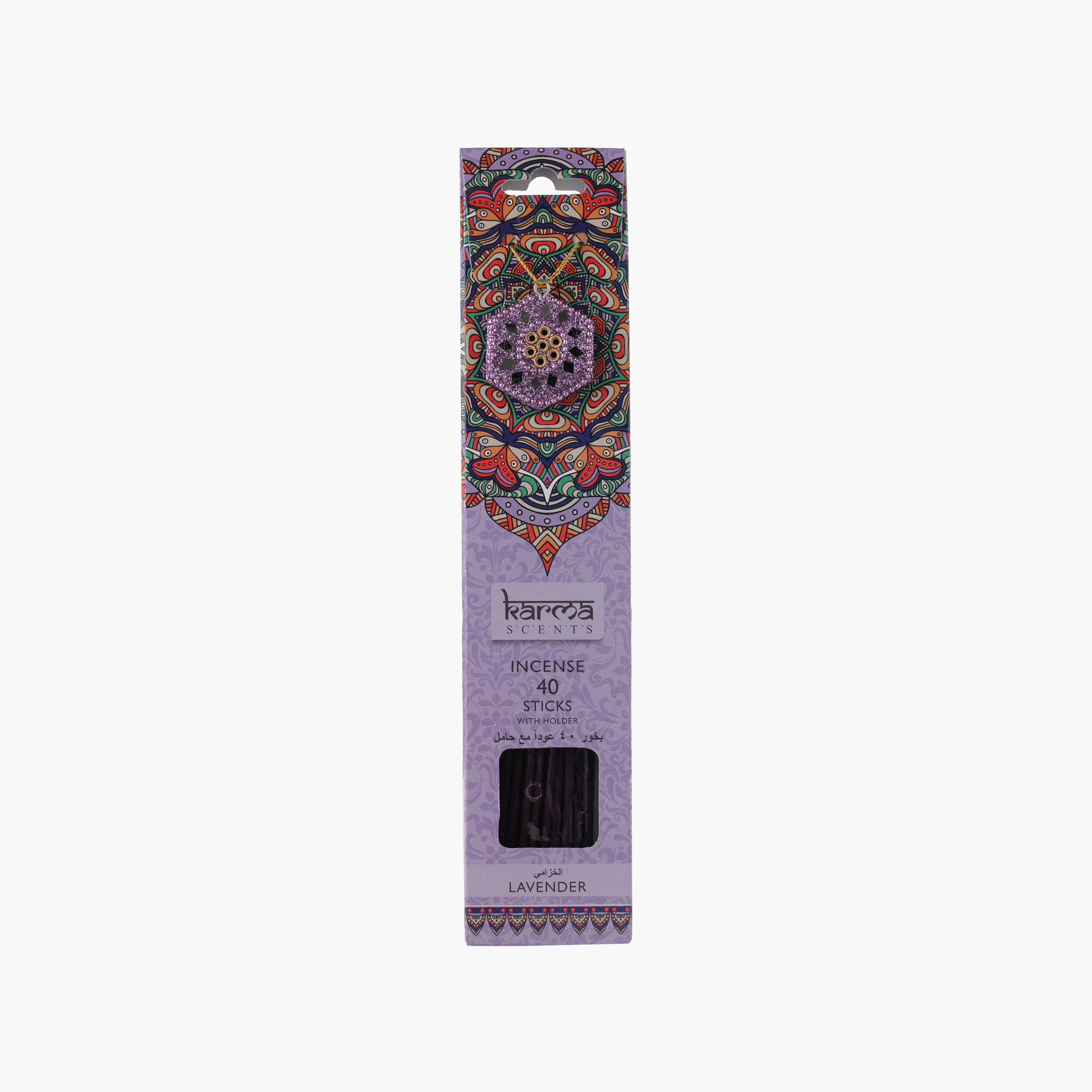 Karma Scents Lavender Incense Sticks - Set of 40-household-homefragrance-potpourri-image-1