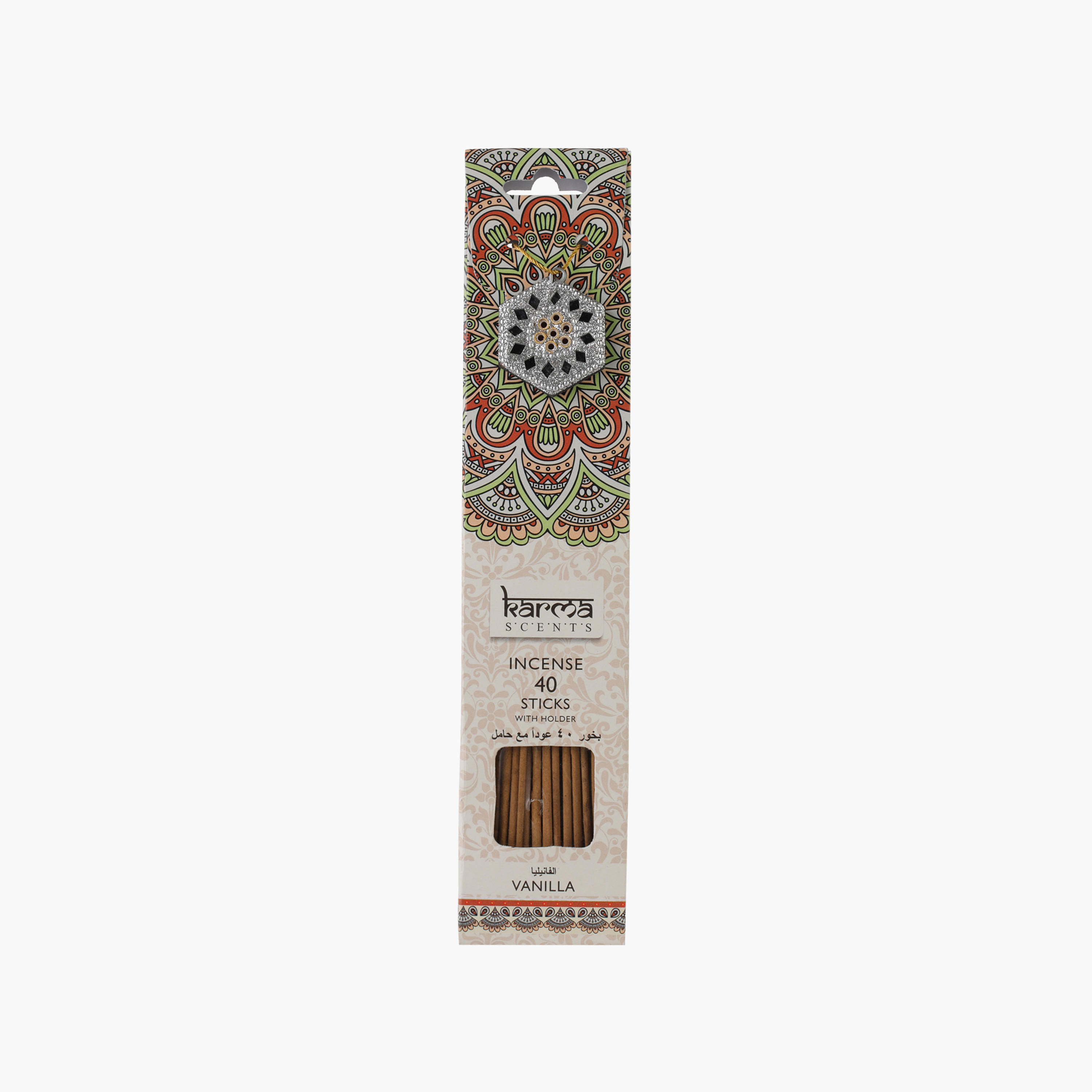 Karma Scents Vanilla Incense Sticks - Set of 40-household-homefragrance-potpourri-image-1