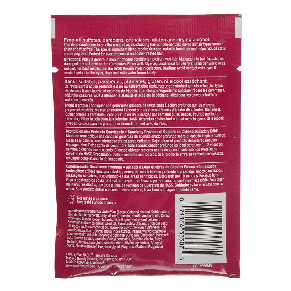 Hask Keratin Protein Smoothing Deep Conditioner - 50 g-beautyandpersonalcare-hair-haircare-conditioners-image-2