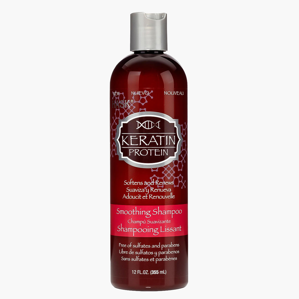 HASK Keratin Protein Smoothing Shampoo - 355 ml-beautyandpersonalcare-hair-haircare-shampoos-image-1
