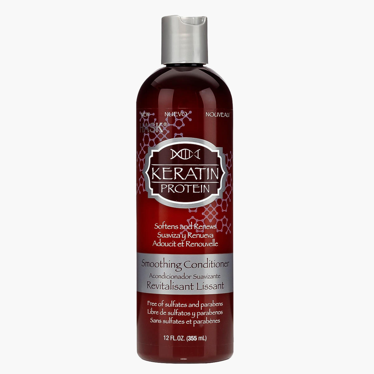 بلسم مغذي كيراتين من هاسك - 355 مل-beautyandpersonalcare-hair-haircare-conditioners-image-1