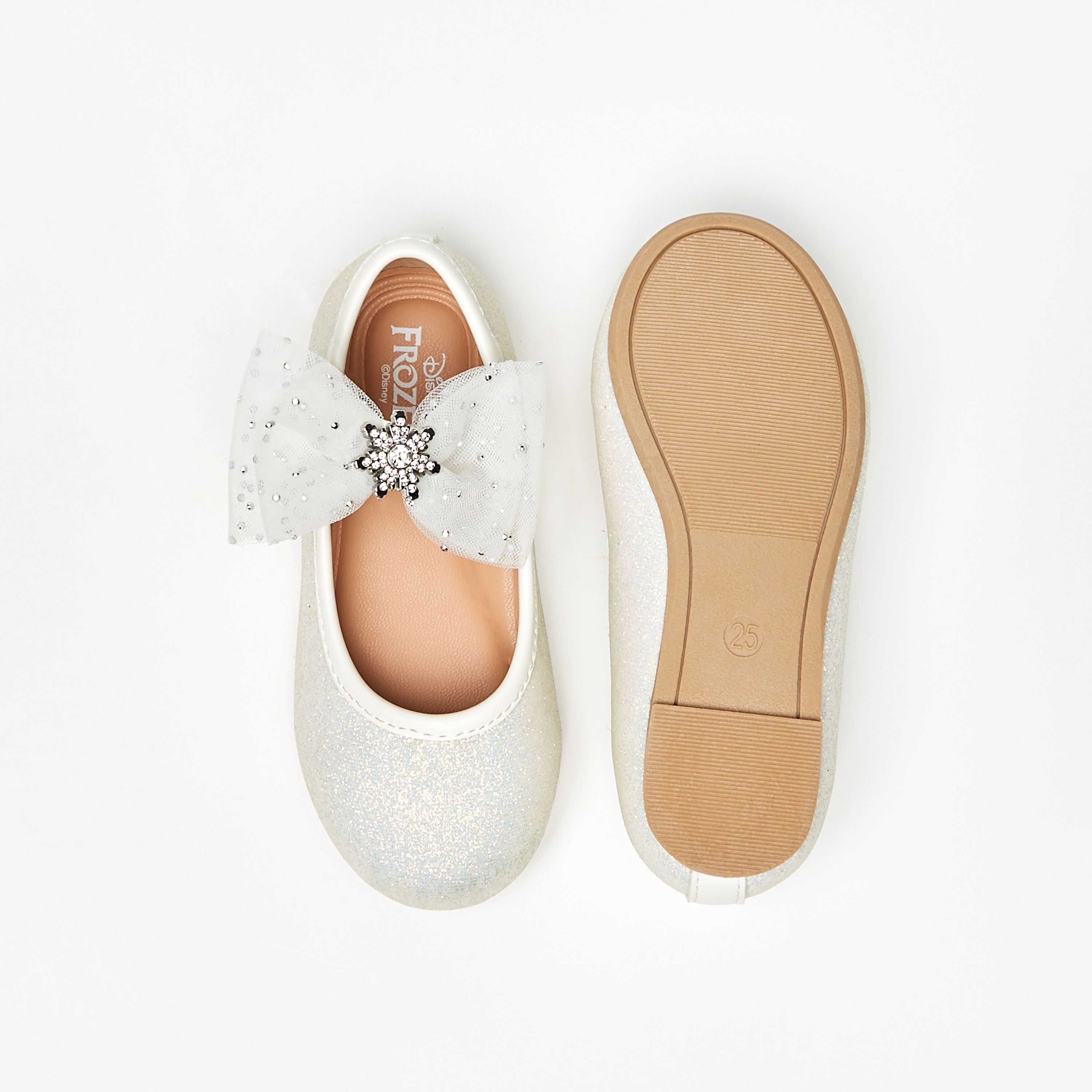 Disney Embellished Mary Jane Shoes with Bow Detail Strap-girls-shoes-maryjanes-image-4