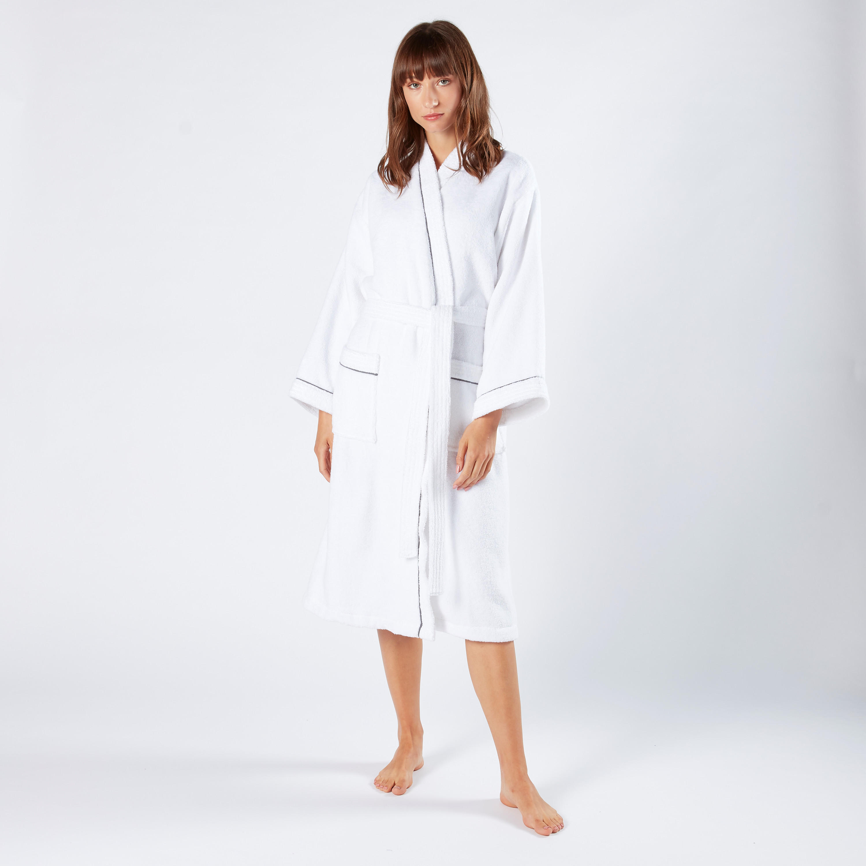 Serene Kimono Bathroom with Piping - S-household-bathandlaundry-bathlinen-bathrobesandslippers-bathrobes-image-1