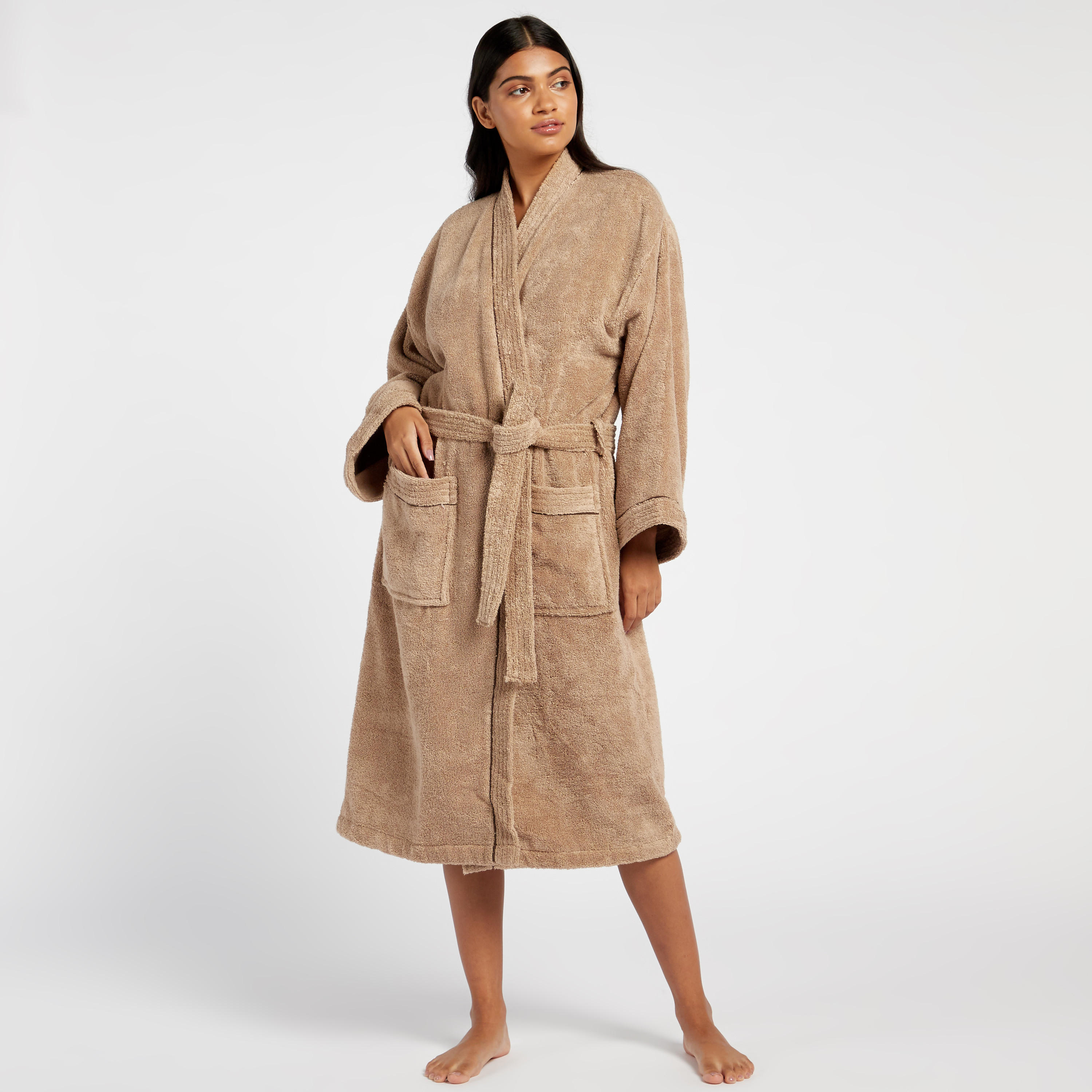 Bathrobe with Sash and Serene Kimono Piping - S-household-bathandlaundry-bathlinen-bathrobesandslippers-bathrobes-image-1