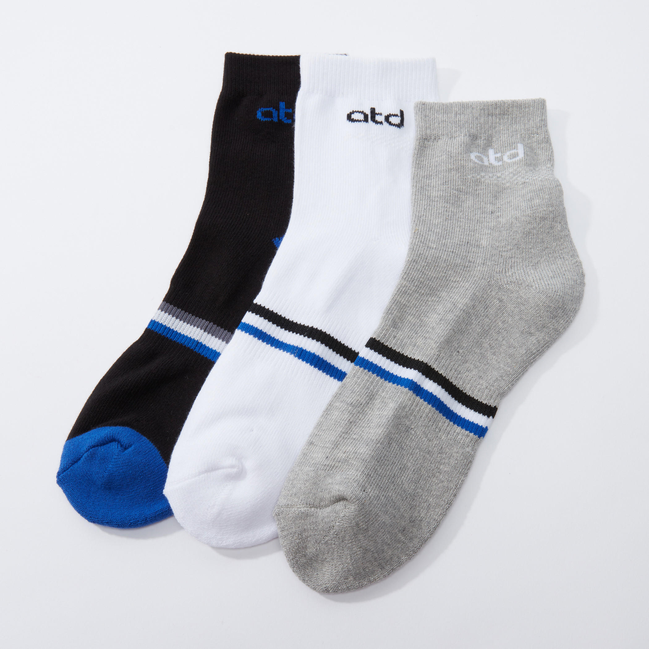 طقم جوارب مقلّمة - 3 أزواج-men-socks-image-2