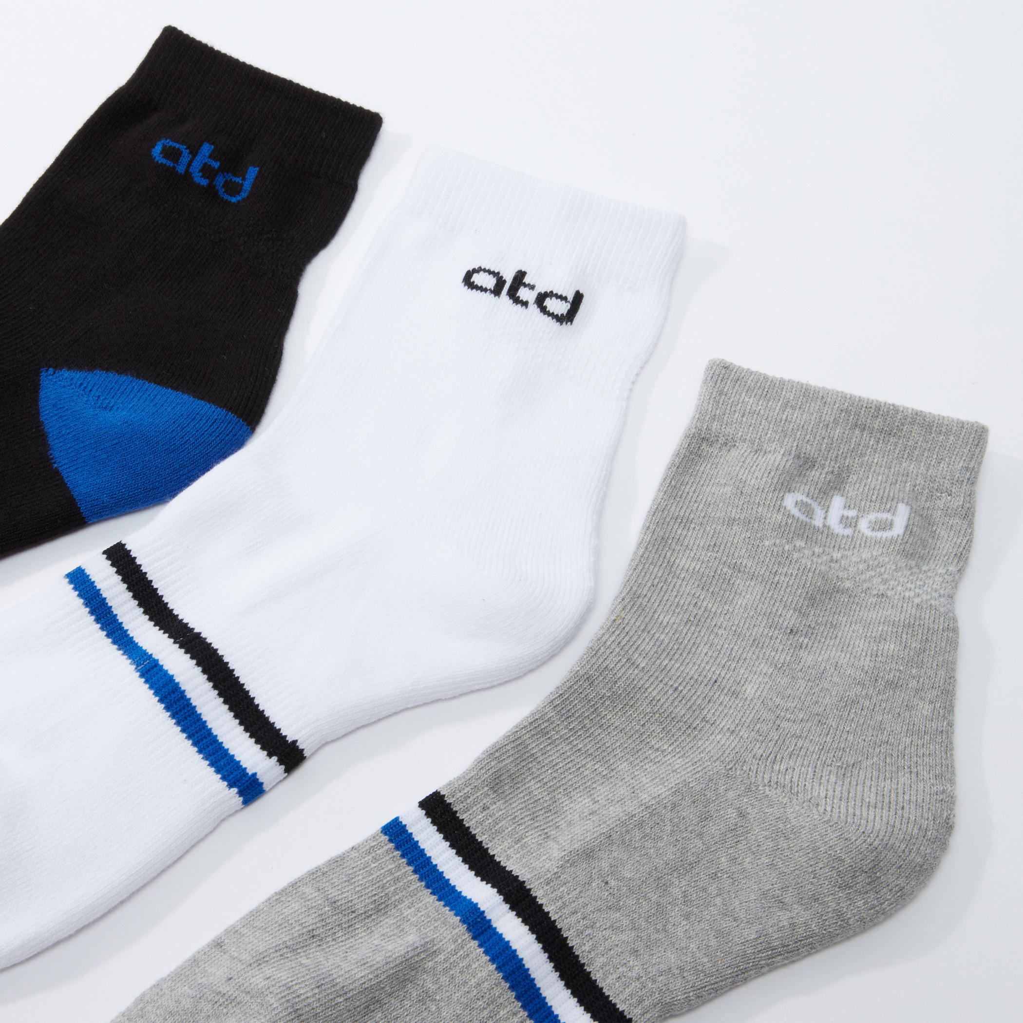 طقم جوارب مقلّمة - 3 أزواج-men-socks-image-3