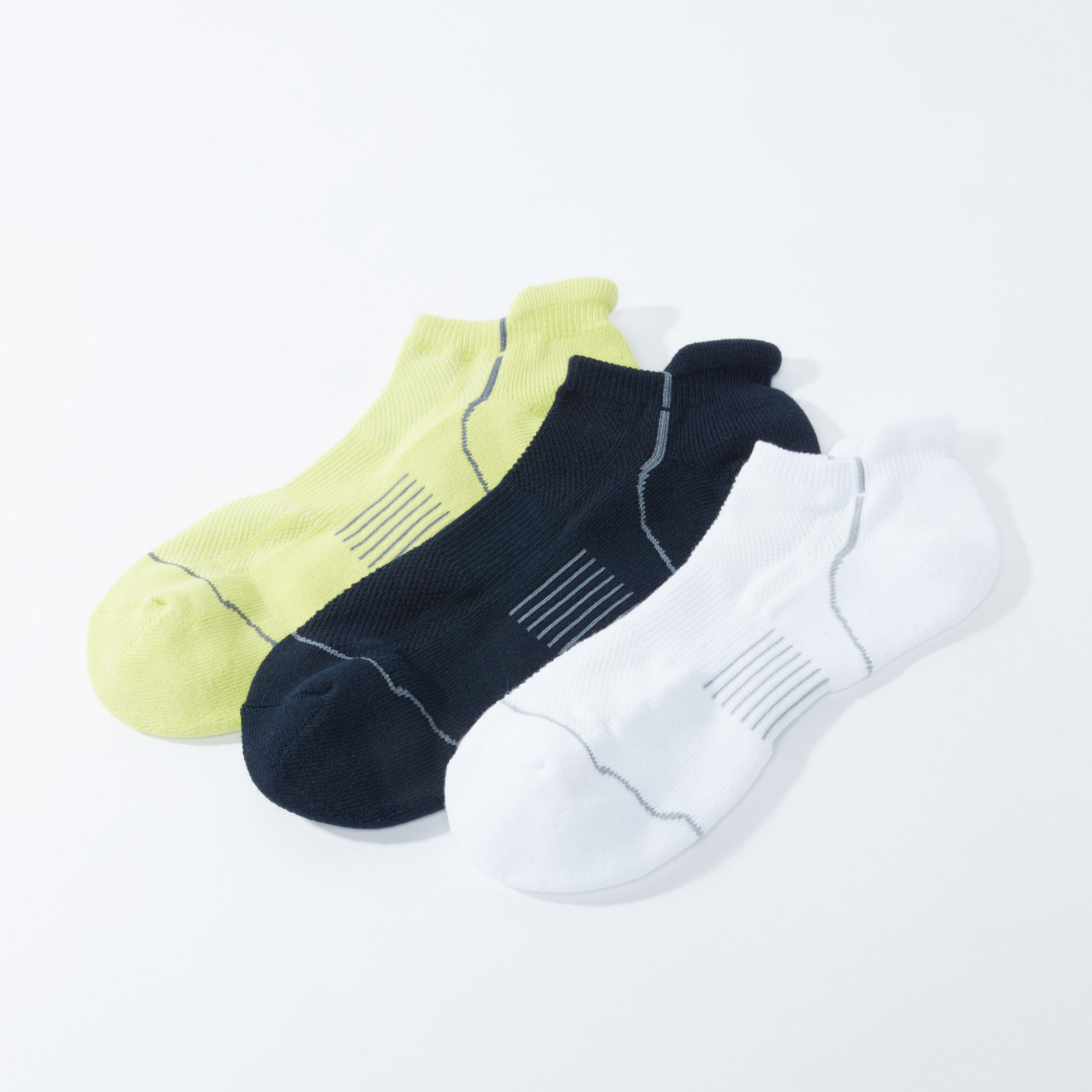 جوارب بارزة الملمس بطول الكاحل - طقم من 3 أزواج-men-socks-image-2