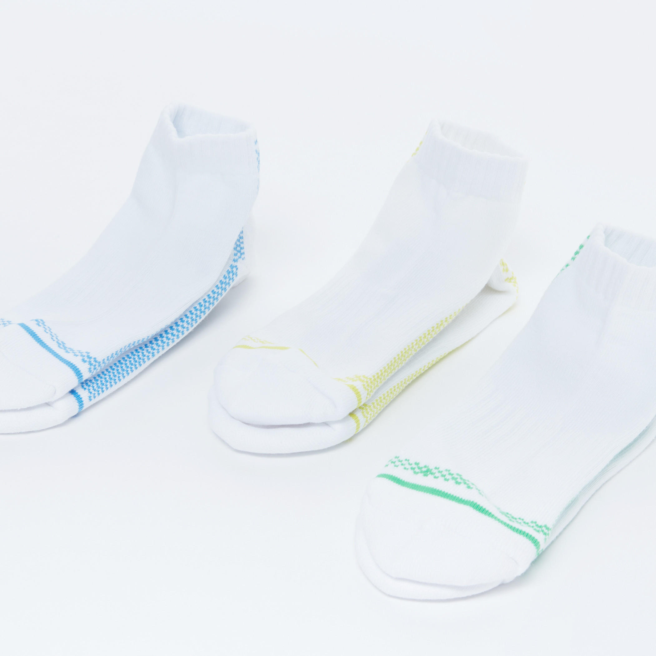 جوارب مضلعة بطول الكاحل - طقم 3 أزواج-men-socks-image-3