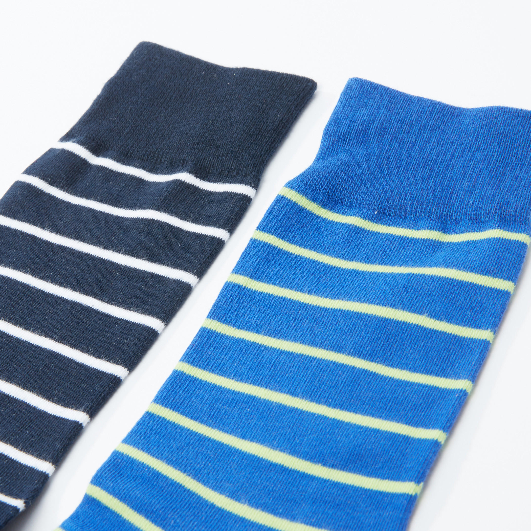 Striped Crew Length Socks - Set of 3-men-socks-image-2