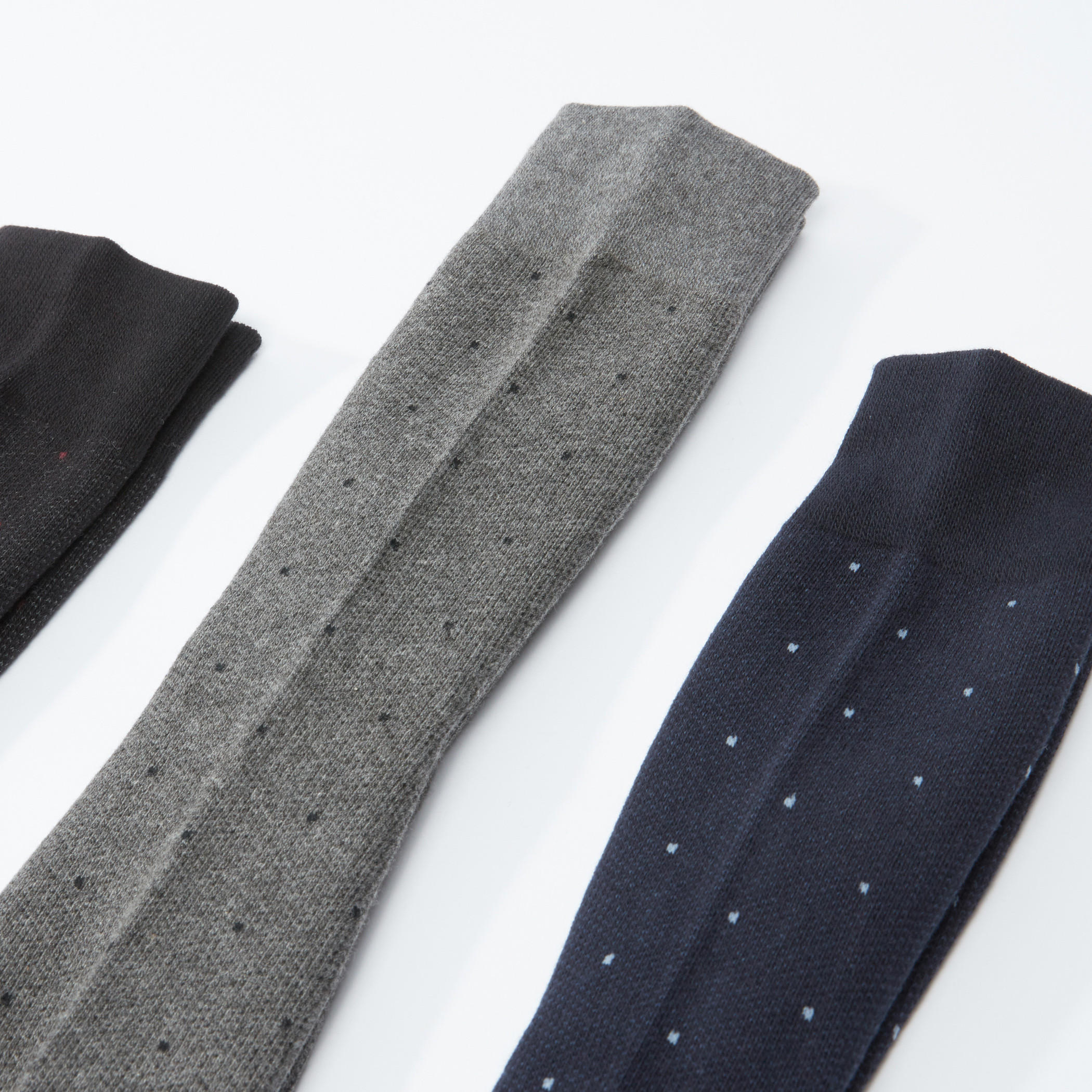 جوارب متوسطة الطول بطبعات - طقم من 3 أزواج-men-socks-image-3