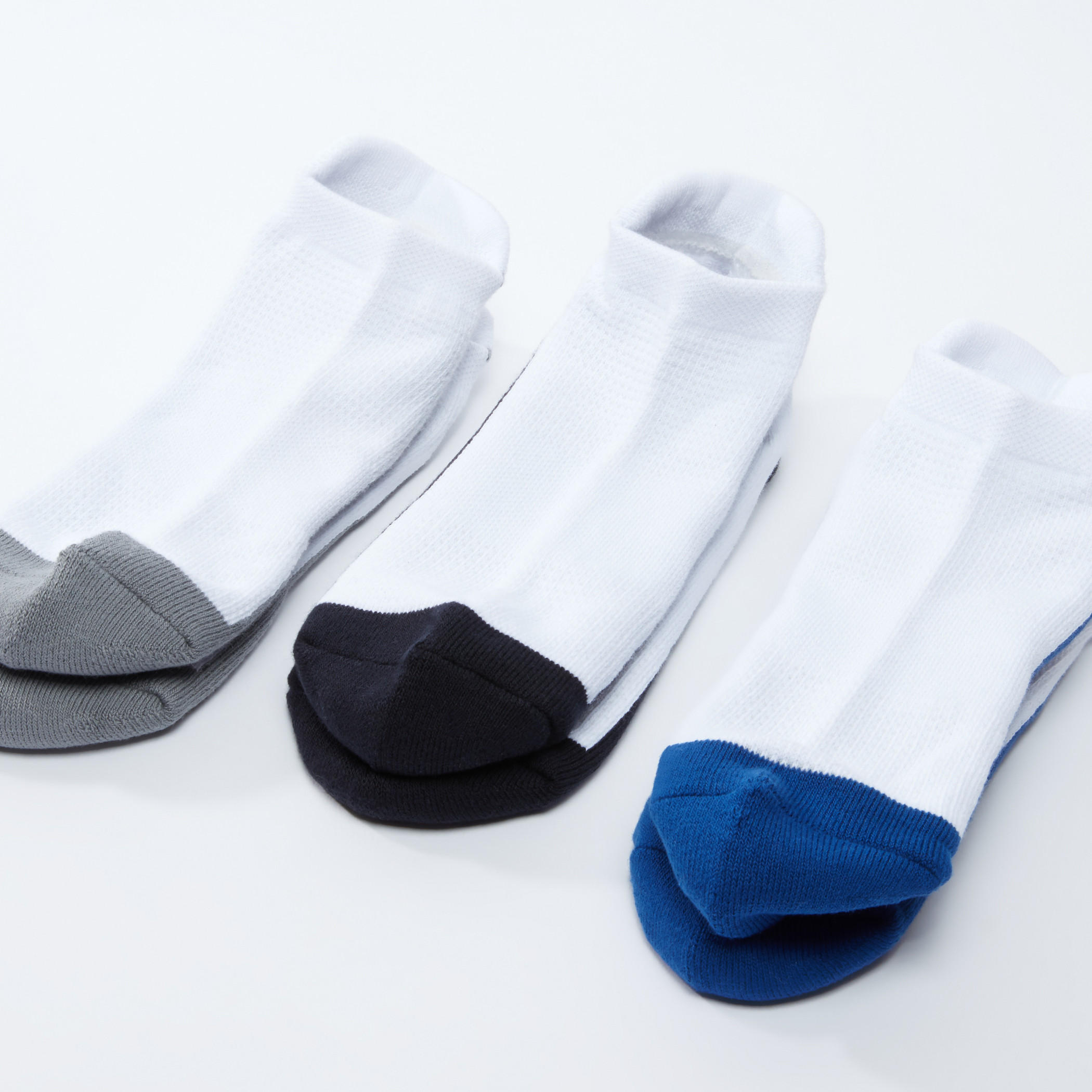 Textured Ankle Length Socks - Set of 3-men-socks-image-1