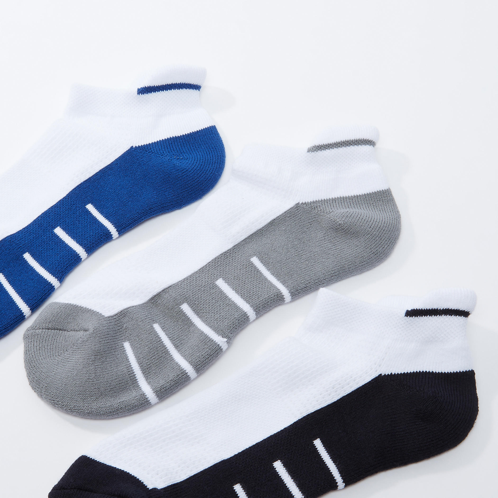 Textured Ankle Length Socks - Set of 3-men-socks-image-3