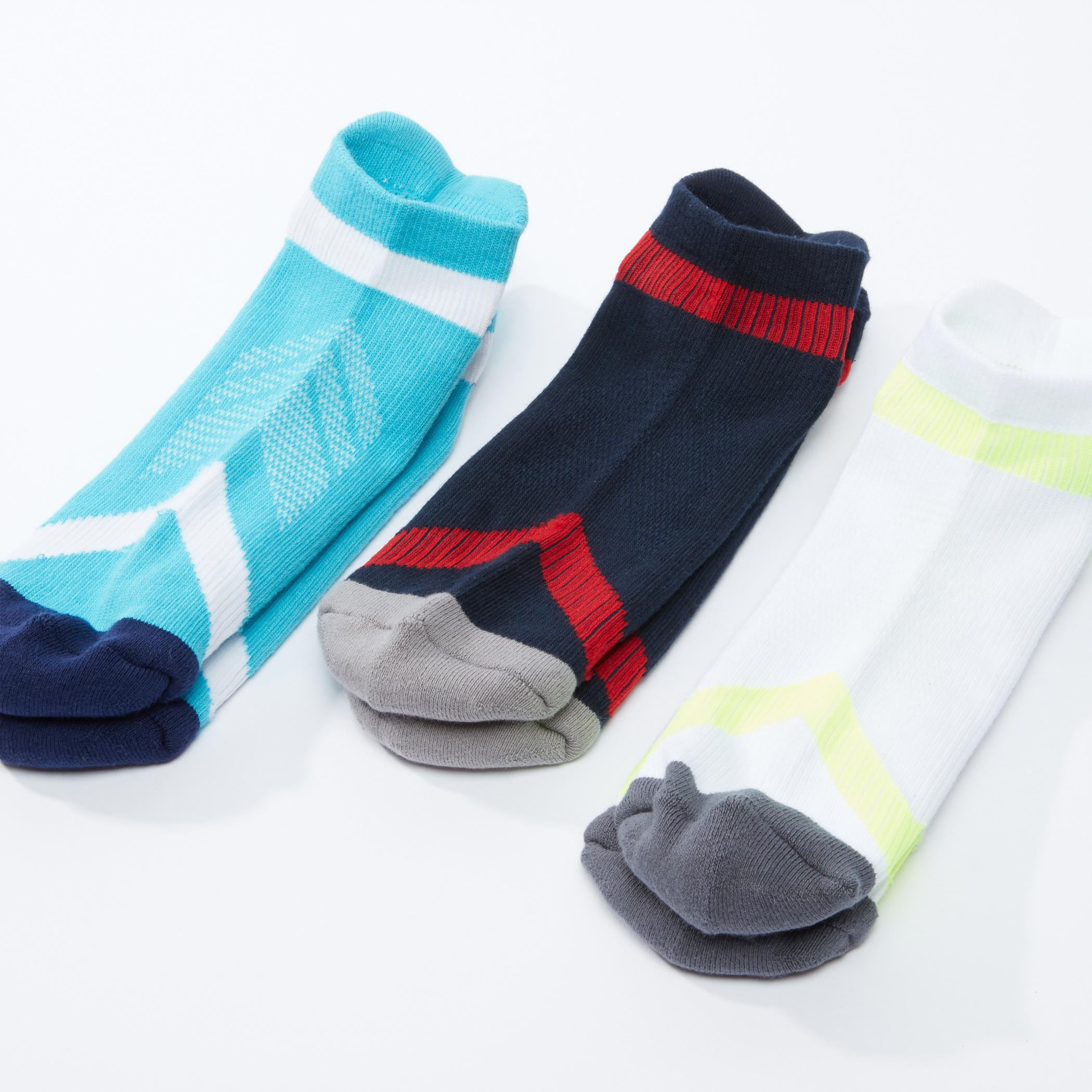 جوارب بطول الكاحل بطبعات - طقم 3 أزواج-men-socks-image-3