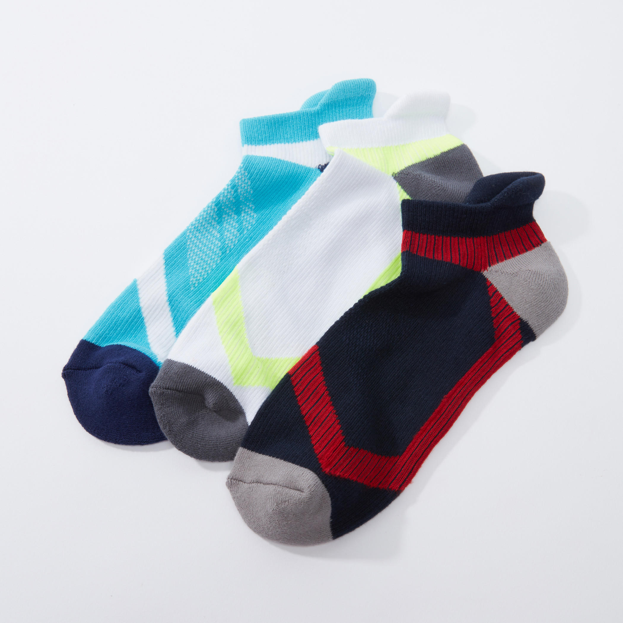 جوارب بطول الكاحل بطبعات - طقم 3 أزواج-men-socks-image-2