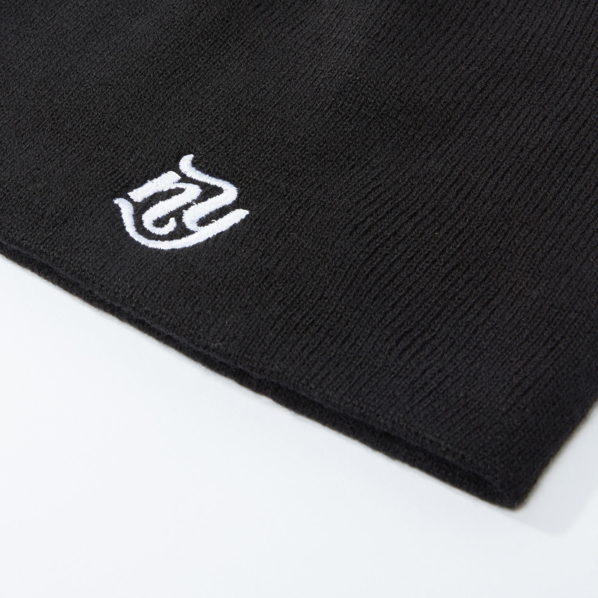 Textured Beanie Cap with Embroidery-men-caps-image-3