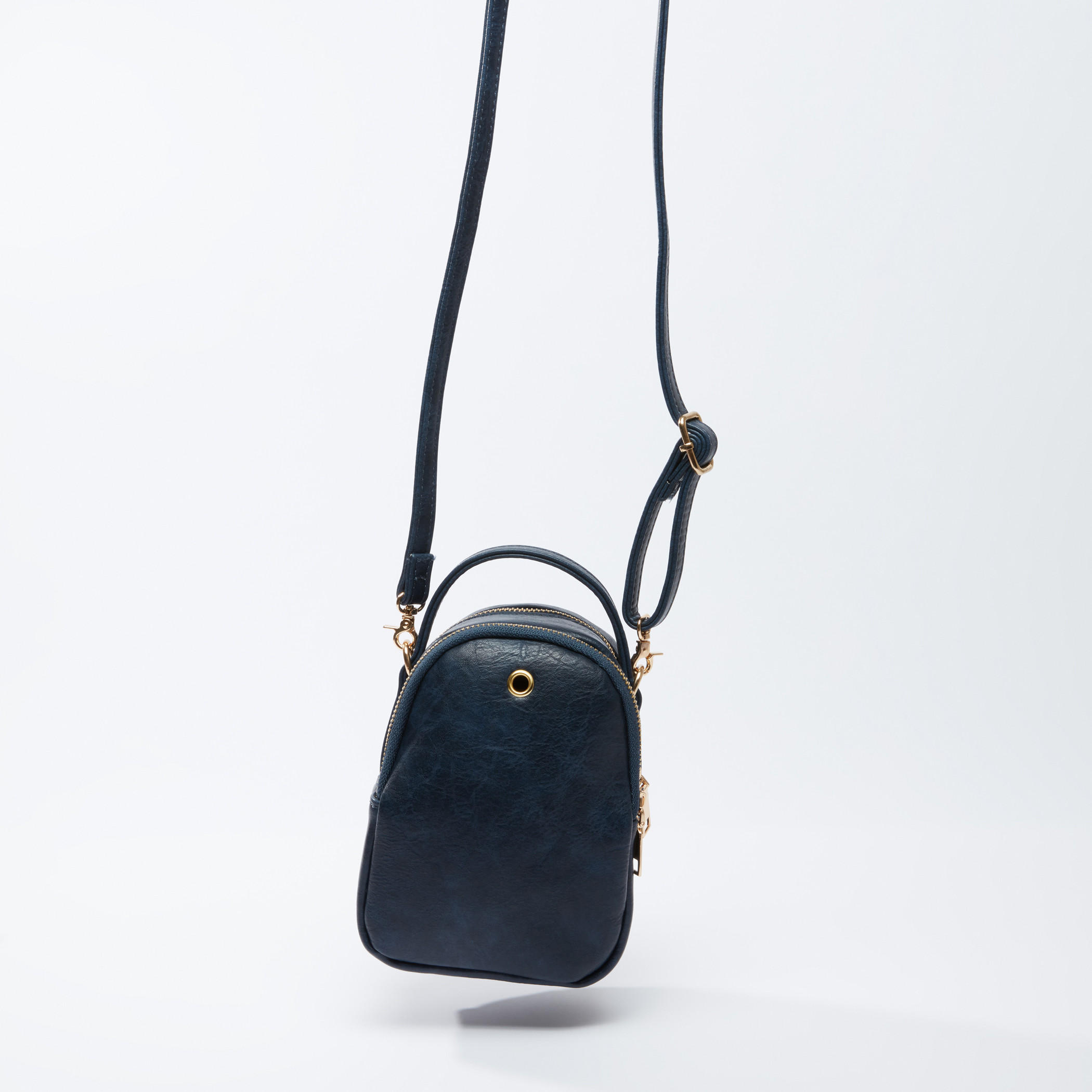 Textured Crossbody Bag with Zip Closure and Adjustable Strap-women-bagsandwallets-handbags-image-2