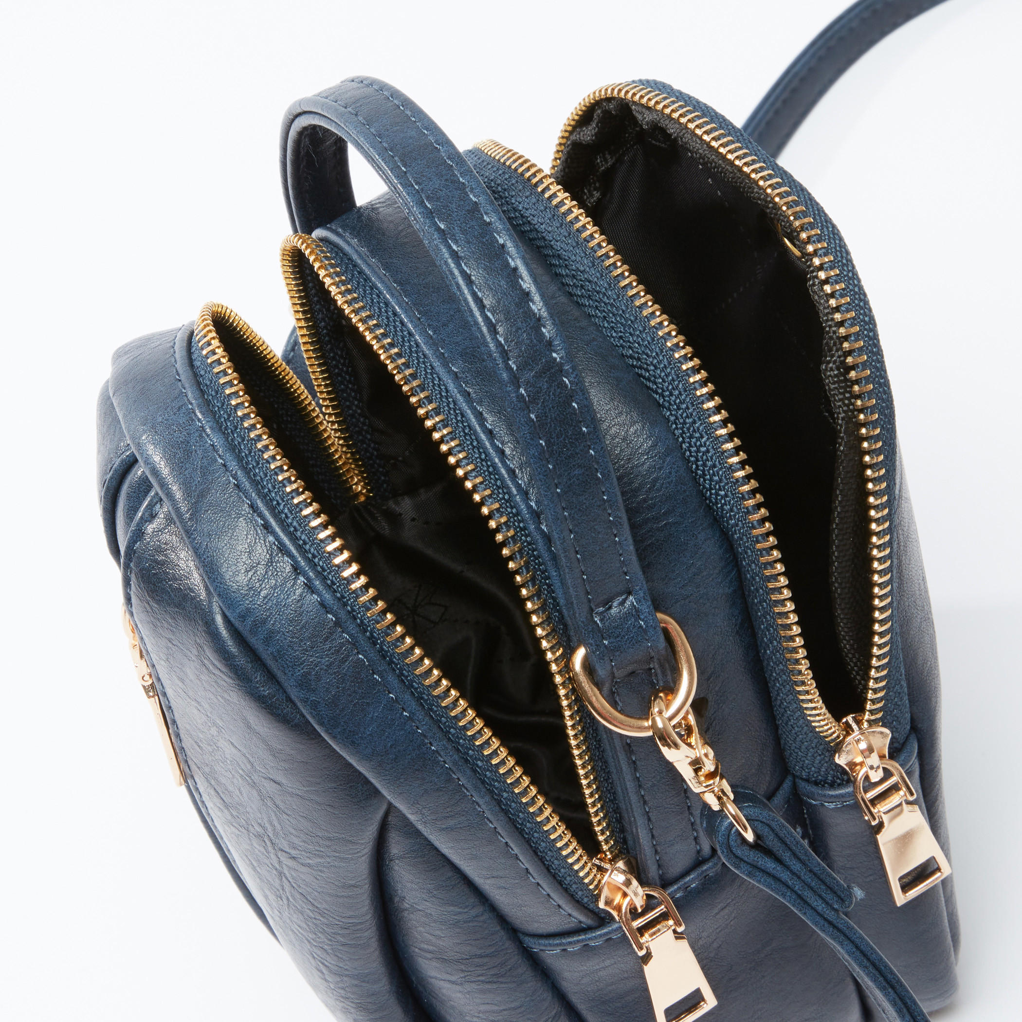 Textured Crossbody Bag with Zip Closure and Adjustable Strap-women-bagsandwallets-handbags-image-3