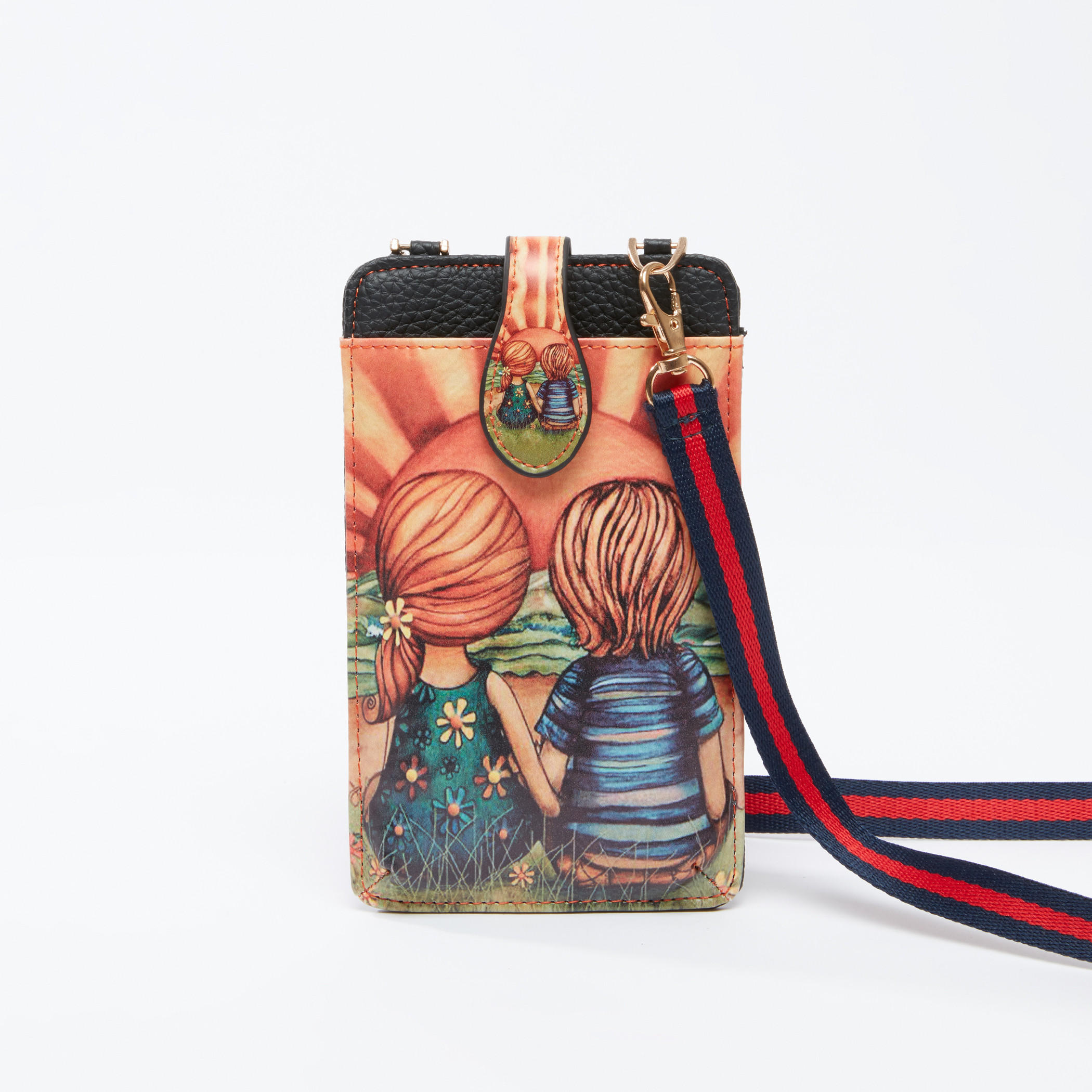 Printed Pouch with Detachable Shoulder Strap-women-bagsandwallets-handbags-image-1